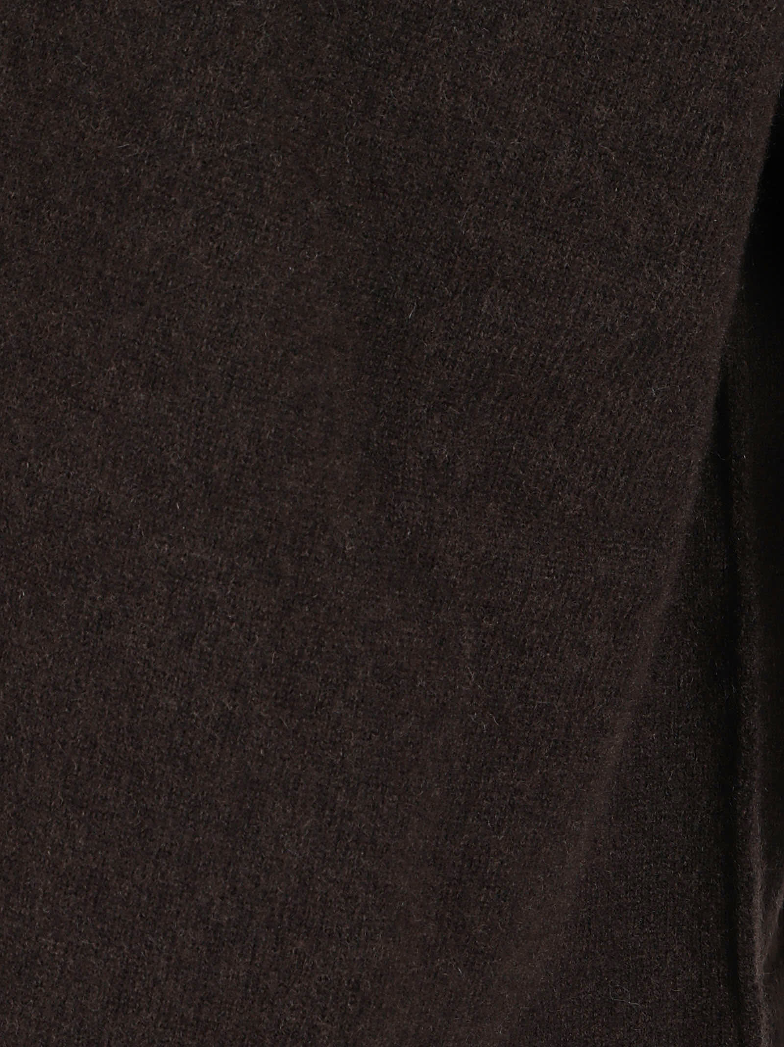 Antonelli V-neck Wool Cardigan In Brown