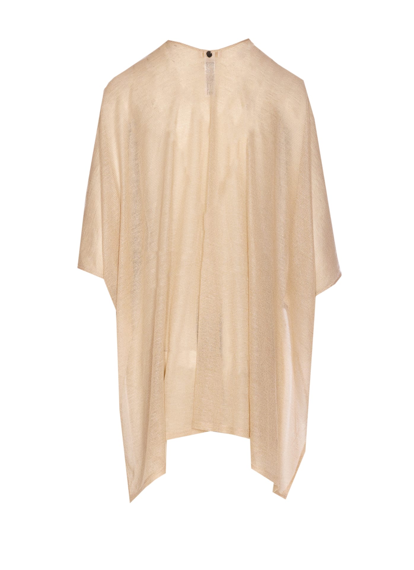 Liu •jo Poncho Sheer Fabric Long Sleeves