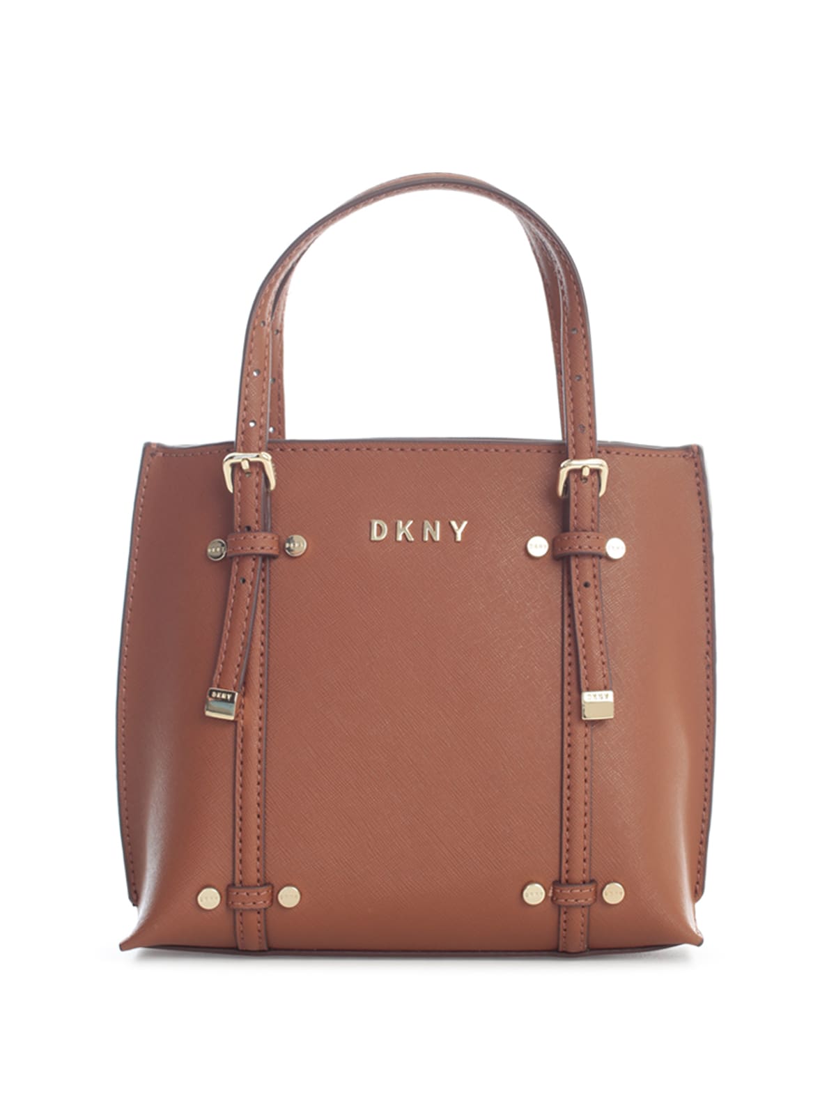 Dkny Bo Mini Crossbody Saffiano In Car Caramel Modesens