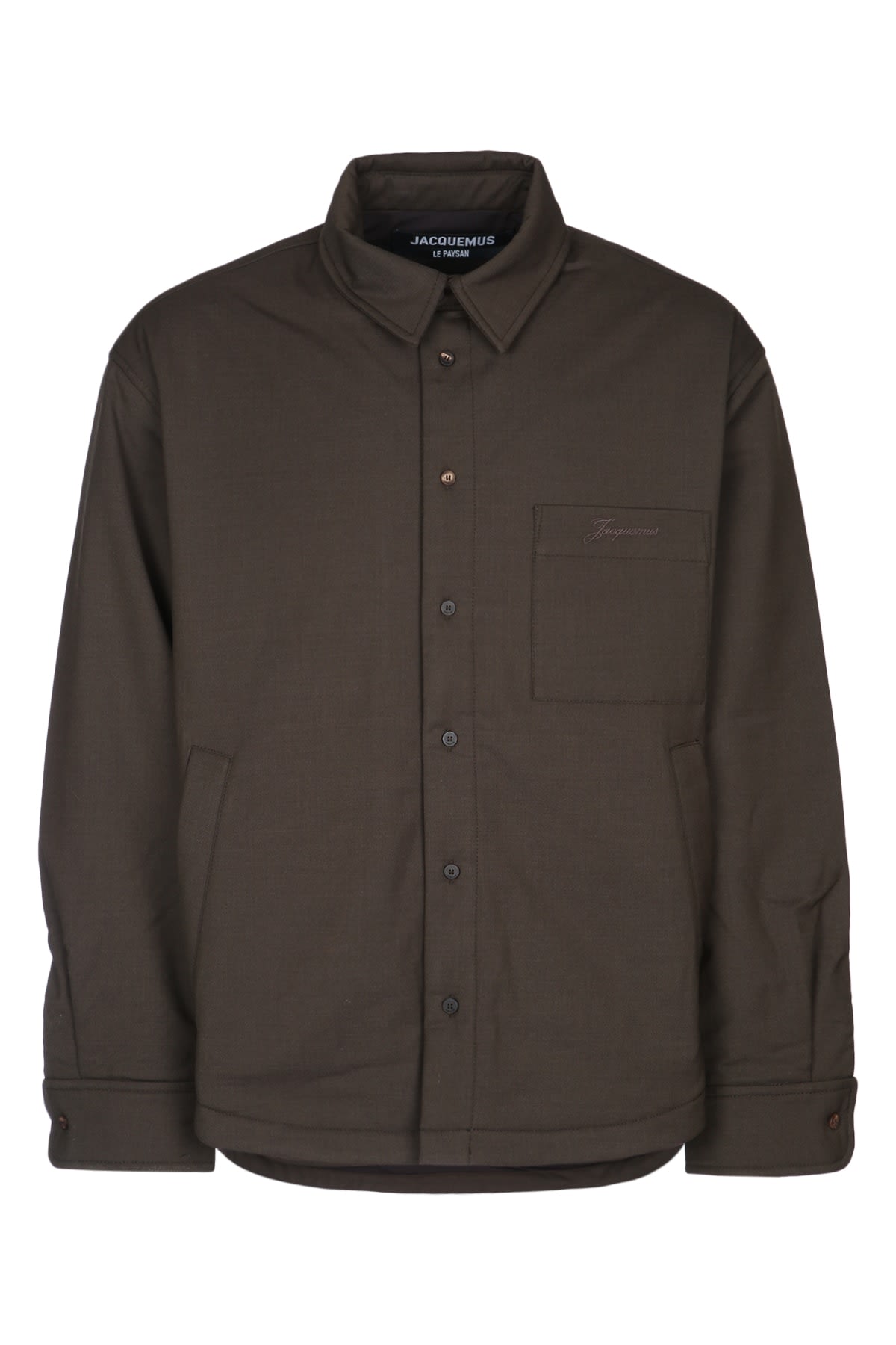 Jacquemus Stylish Jacket With Chest Pocket And Collar In Gray