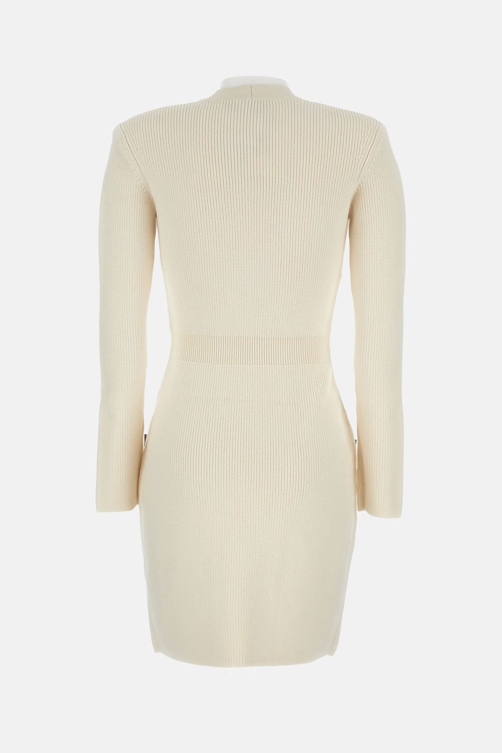 Elisabetta Franchi Mini Dress In Neutral