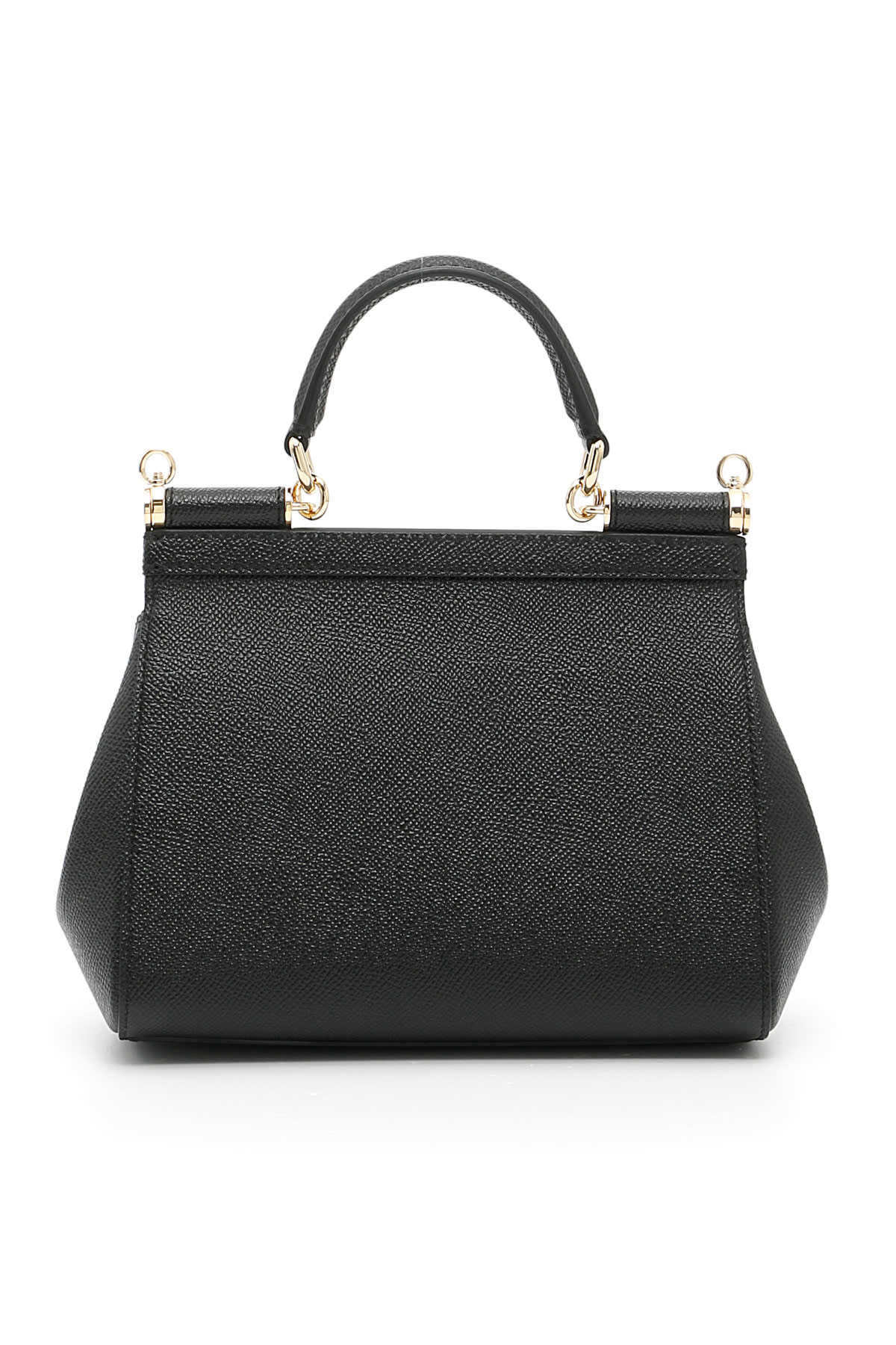 Shop Dolce & Gabbana Small Sicily Bag In Nero