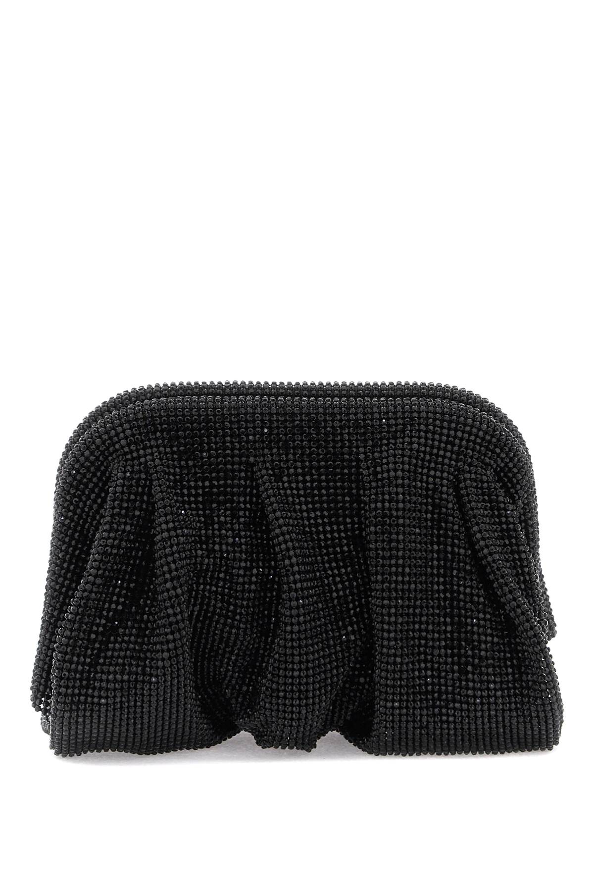 Shop Benedetta Bruzziches Venus La Petite Clutch In Jet Black (black)