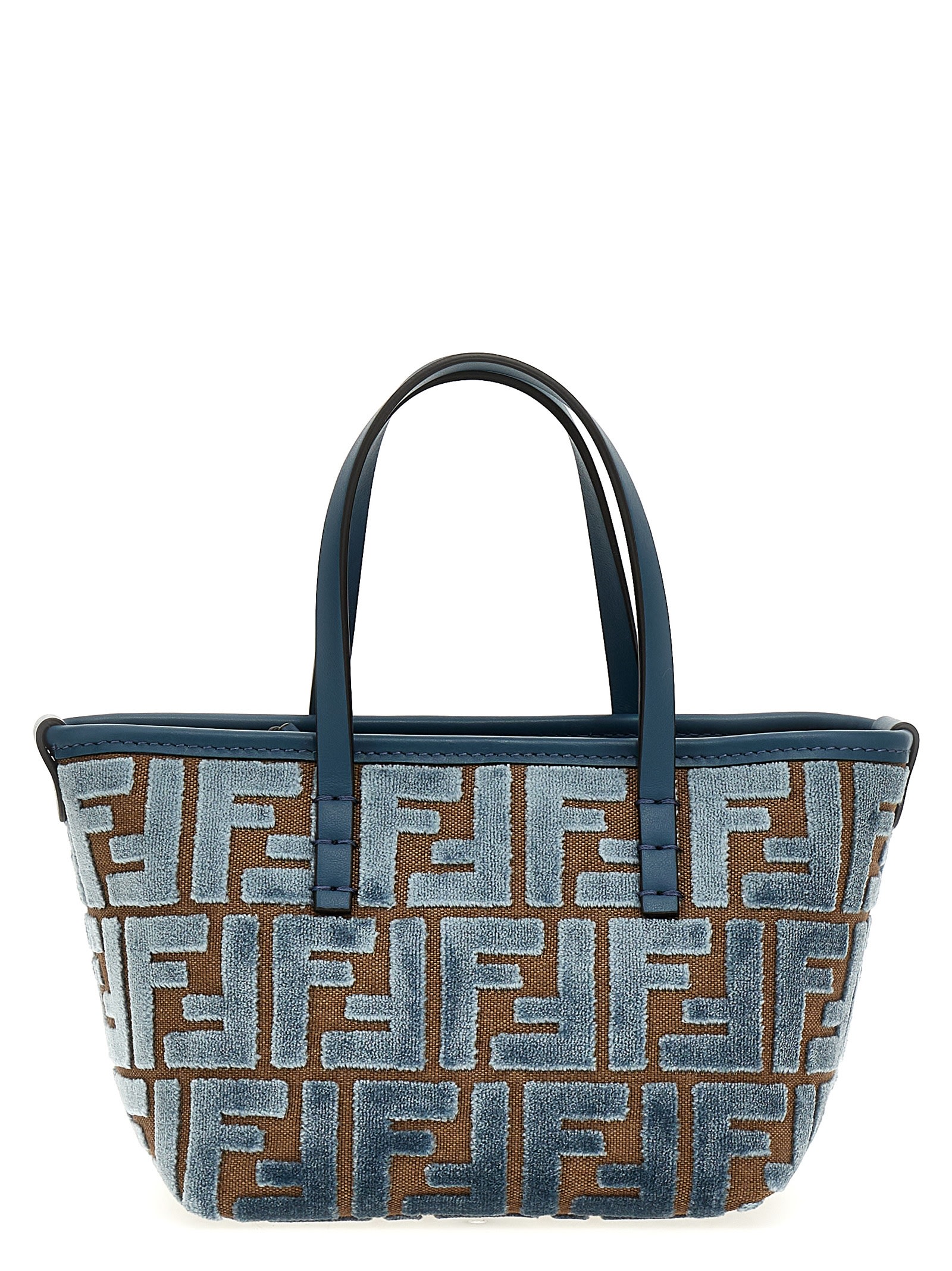 【FENDI】ROLL MINI TOTE BAG Fendi Roll Mini Ff Leather-Trim Tote – Bluefly