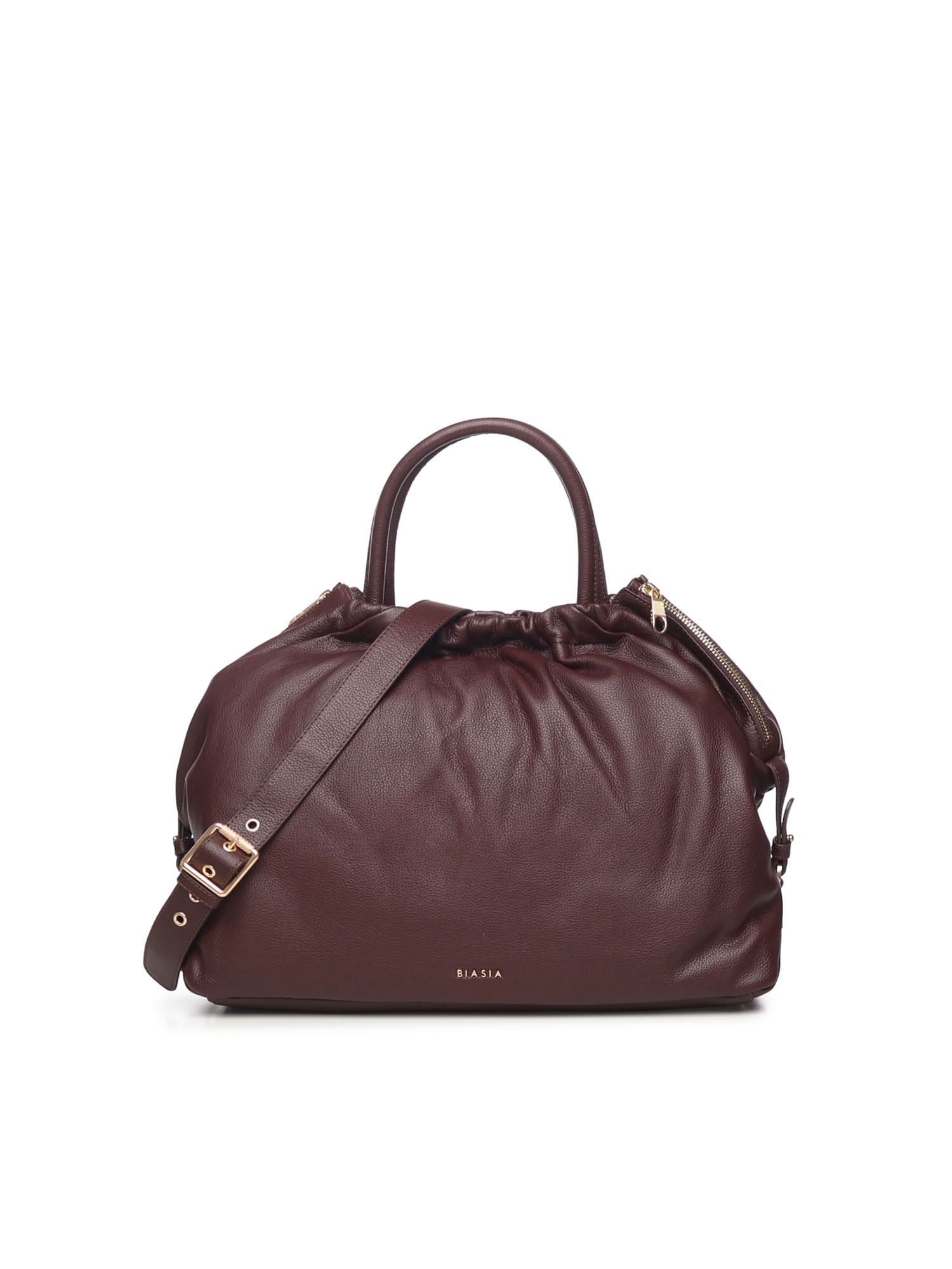 Biasia Gathered-detail Tote Bag In Purple