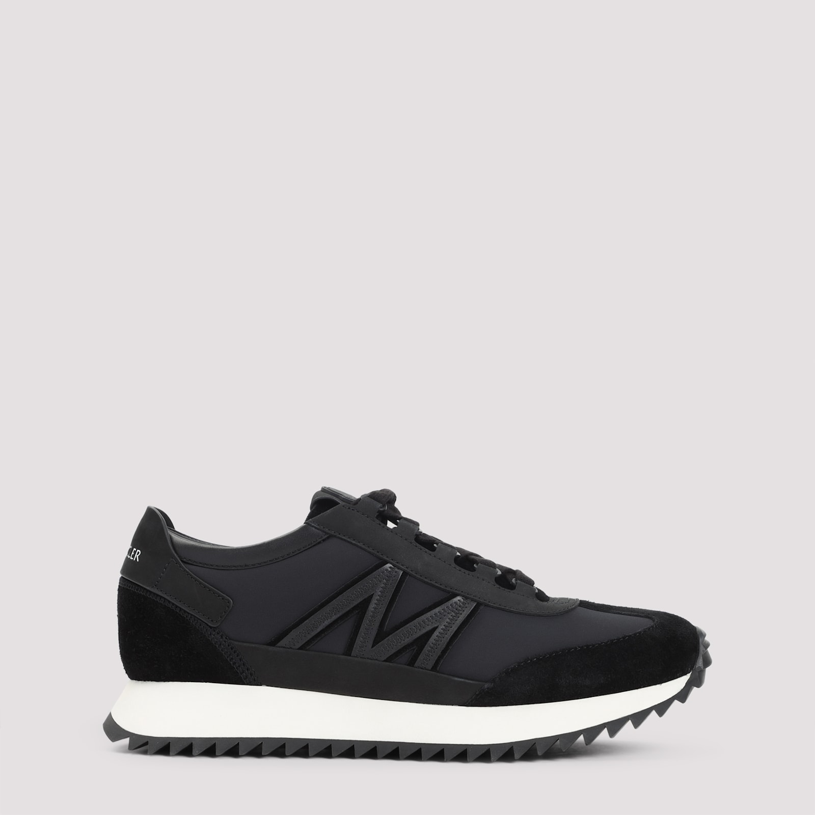 Moncler Pacey2 Suede & Nubuck Trainers, Men, Black, Size: 46 In Black