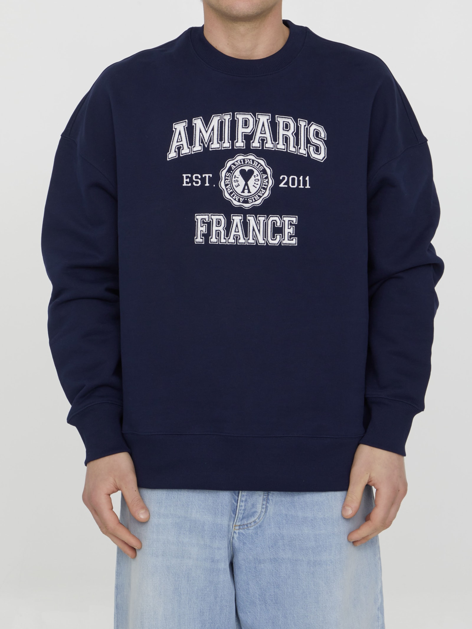 AMI ALEXANDRE MATTIUSSI AMI PARIS FRANCE SWEATSHIRT