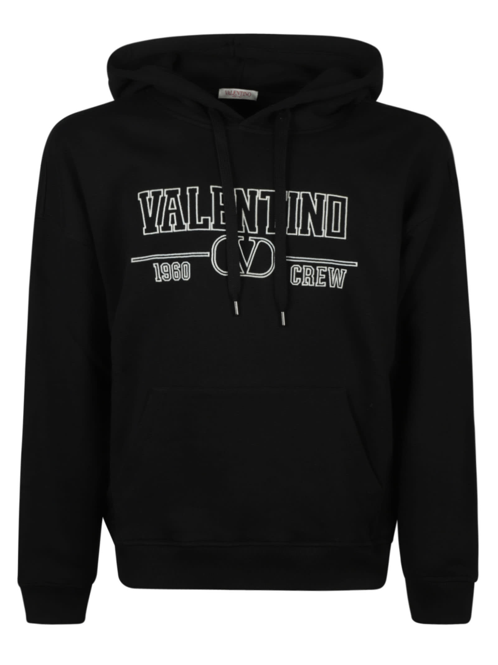 Valentino 1960 Logo Hoodie In Black