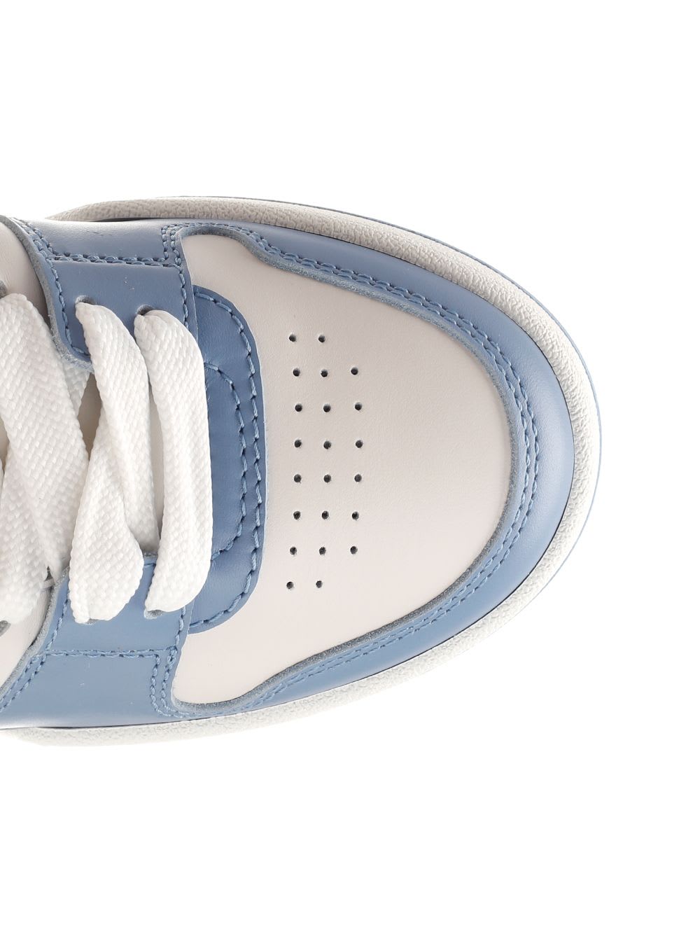 Shop Fendi Match Sneaker In White