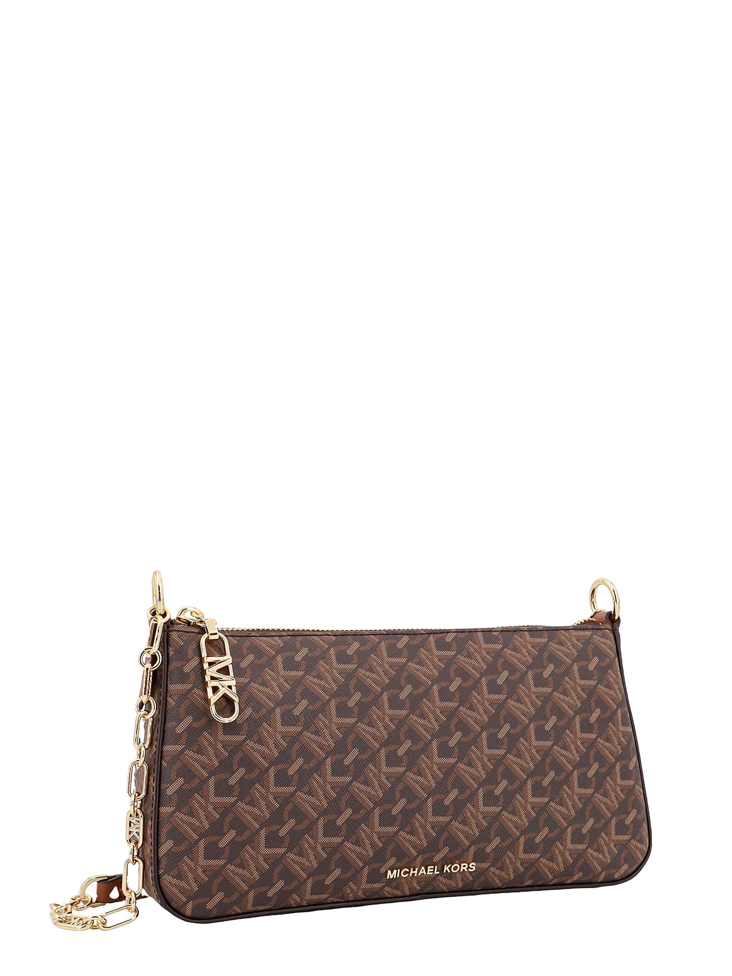 Shop Michael Kors Shoulder Bag In Brown