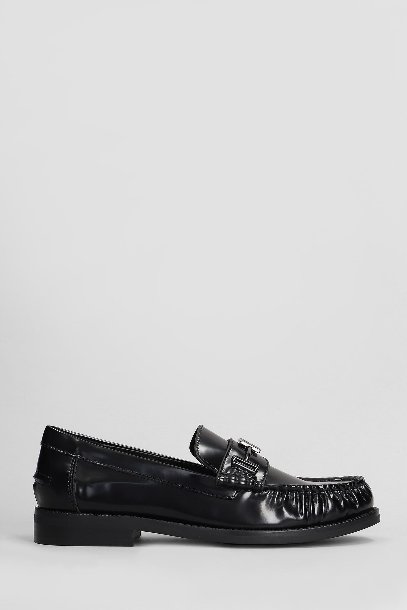 Tina Loafer Loafers In Black Leather