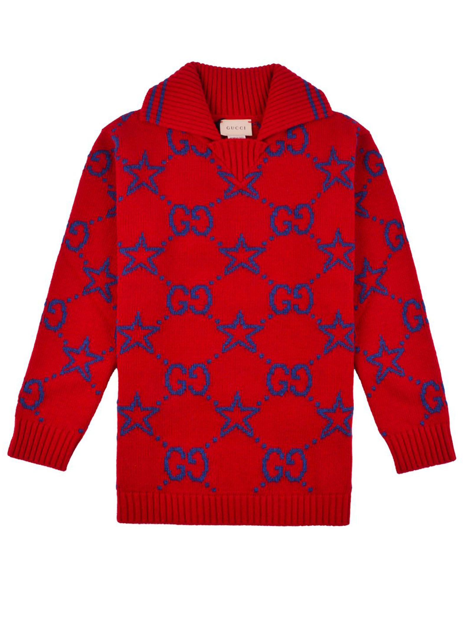 Gucci Red Wool Sweater