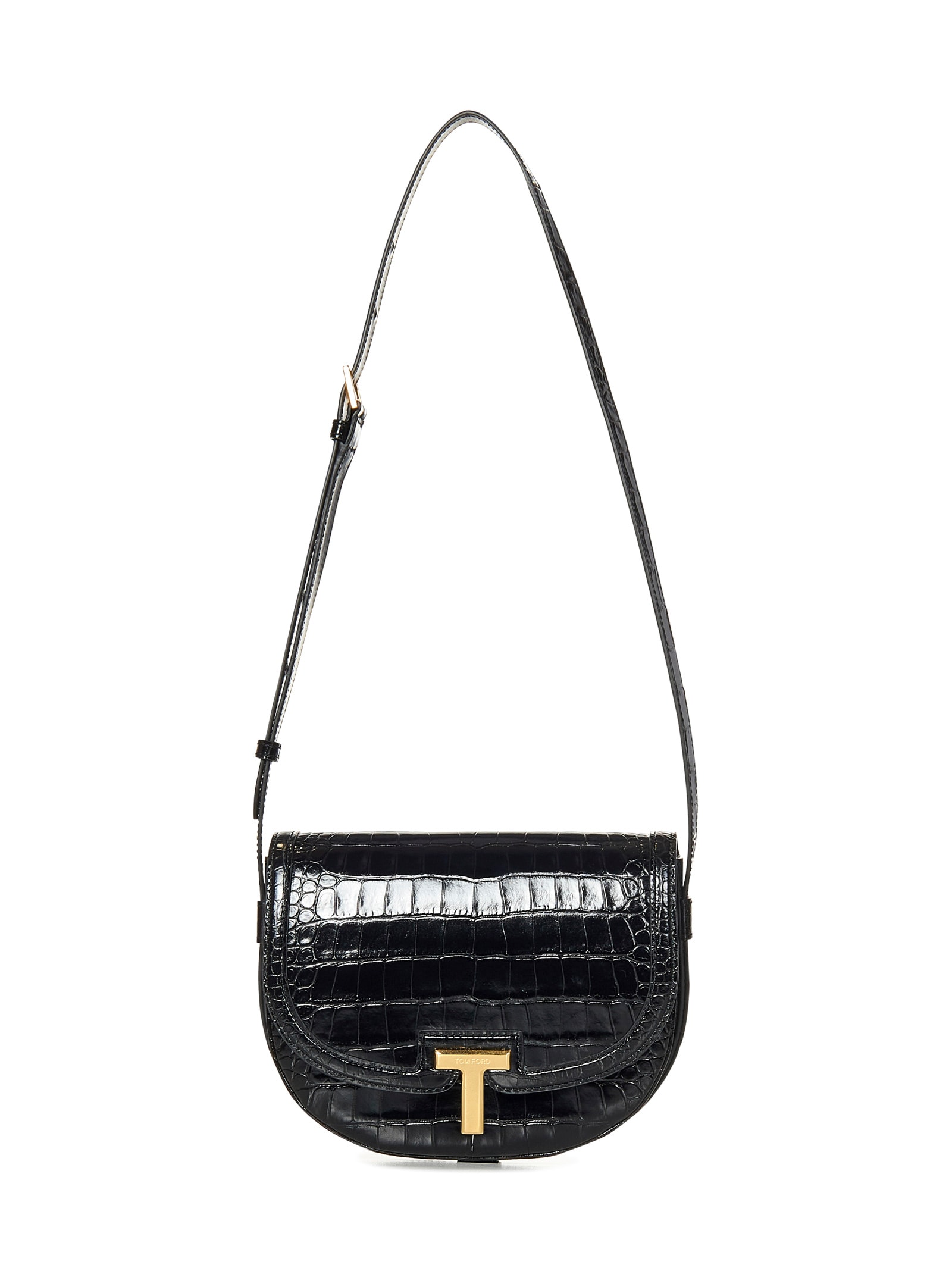 Shop Tom Ford Wallis Shoulder Bag In Black