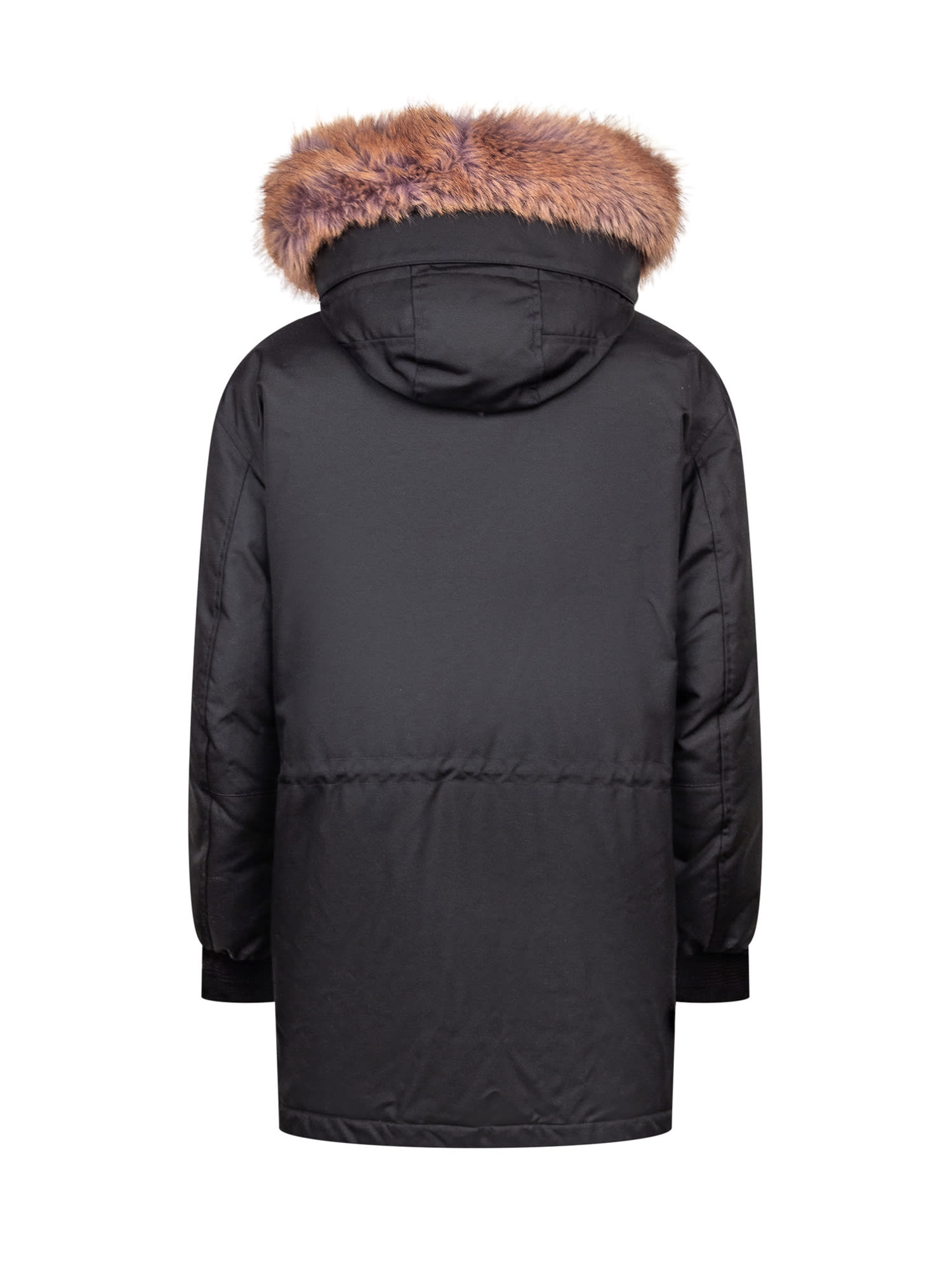 Shop Burberry Au24 Parka In Black