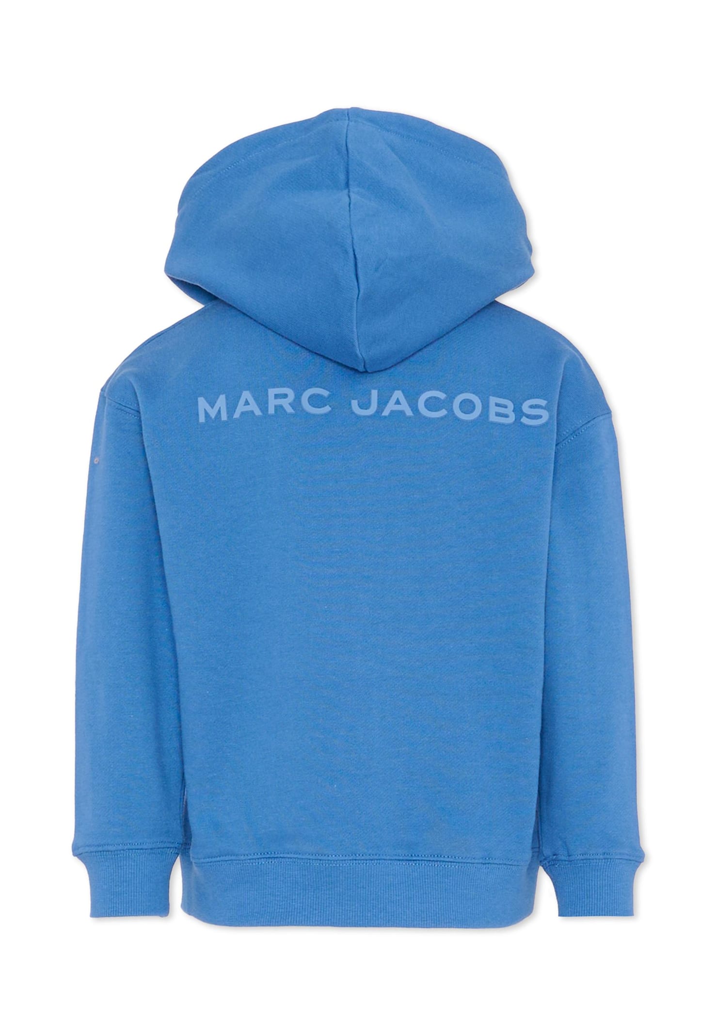 Marc Jacobs Blue Sweatshirt For Boy With Logo In Blue