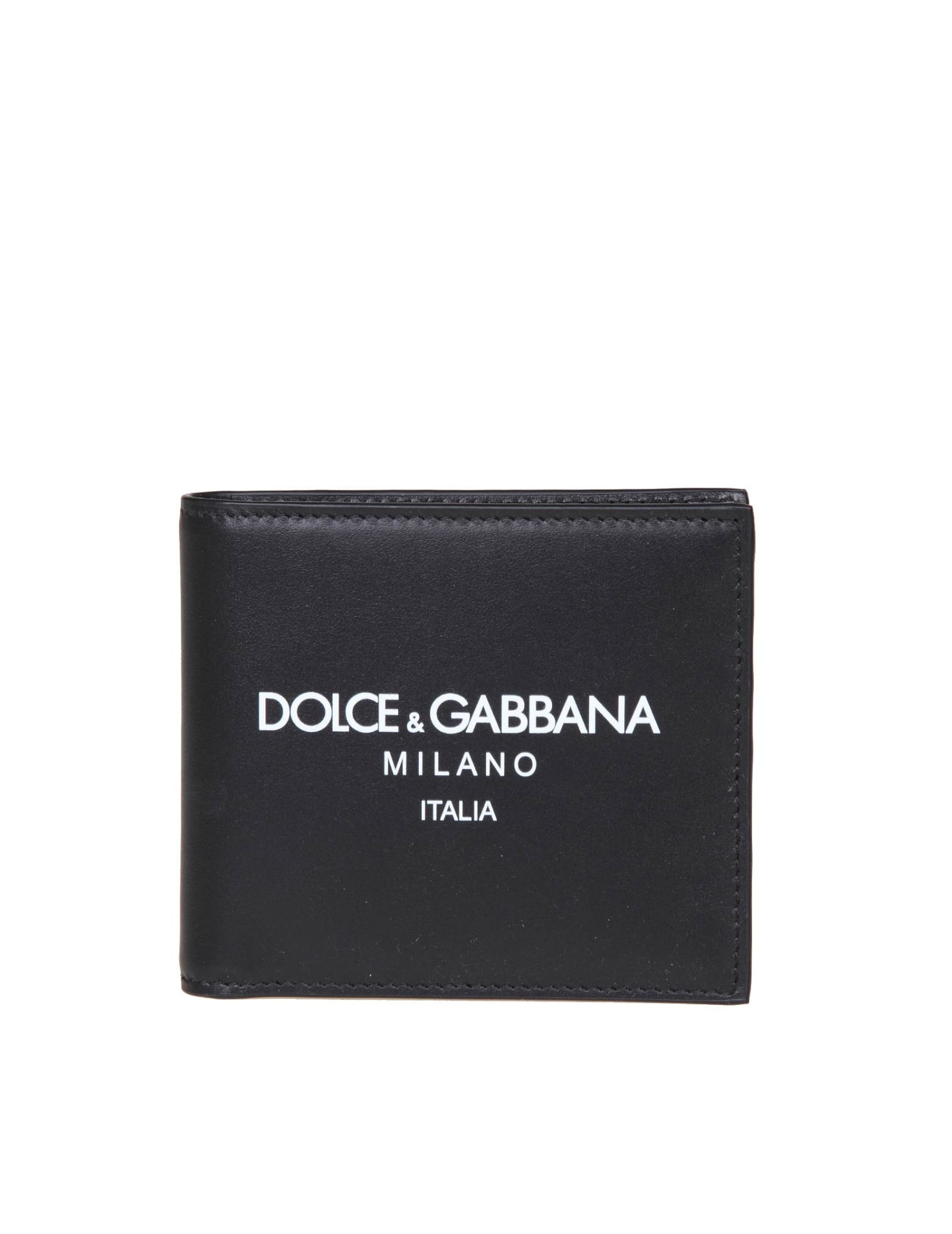 Dolce & Gabbana Wallet In Black Leather