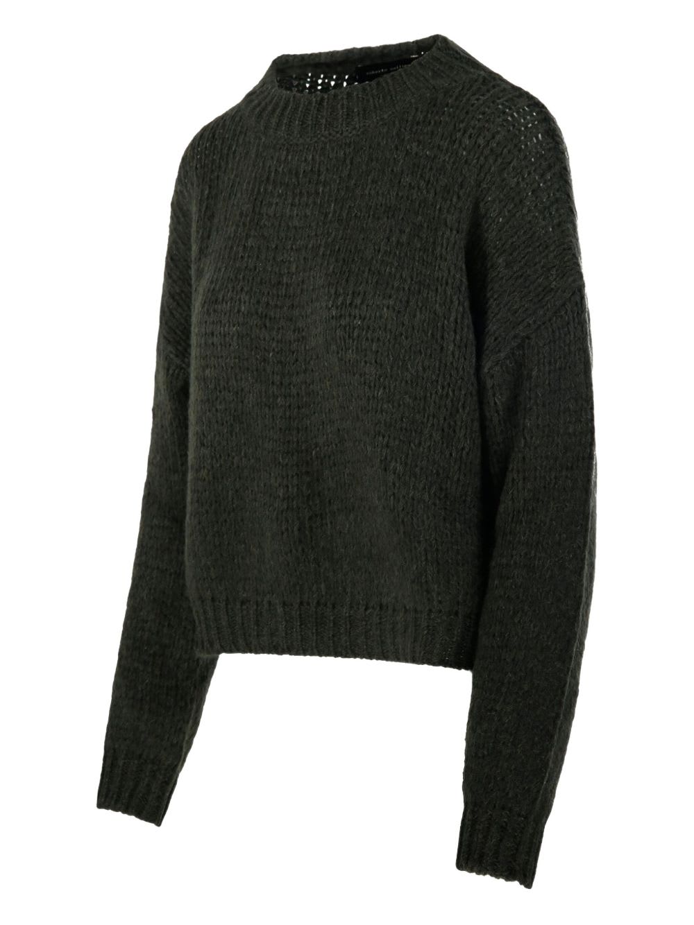 Roberto Collina Light Blue Alpaca Wool Sweater In Green