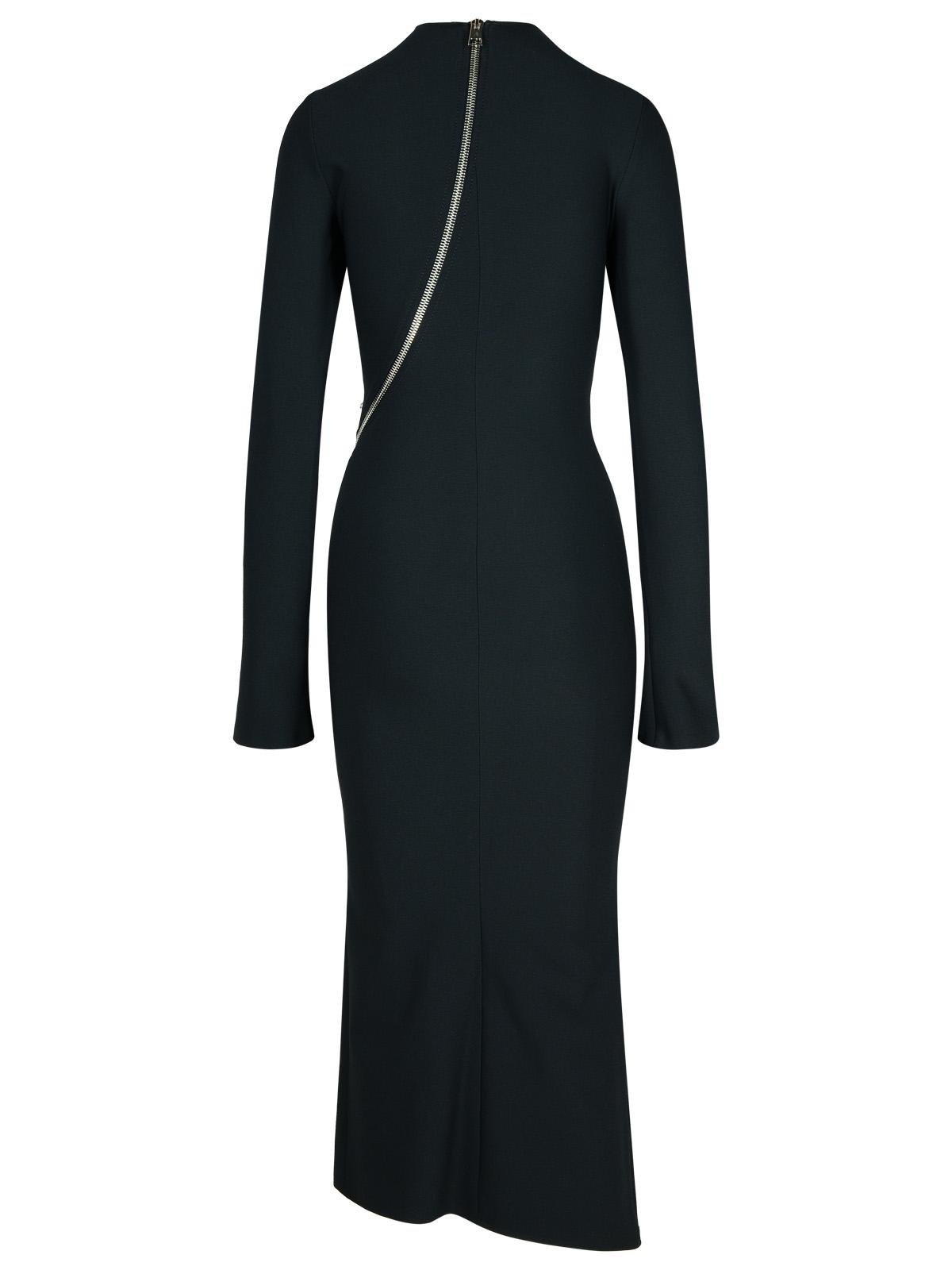 Shop Attico Black Polyester Blend Dress