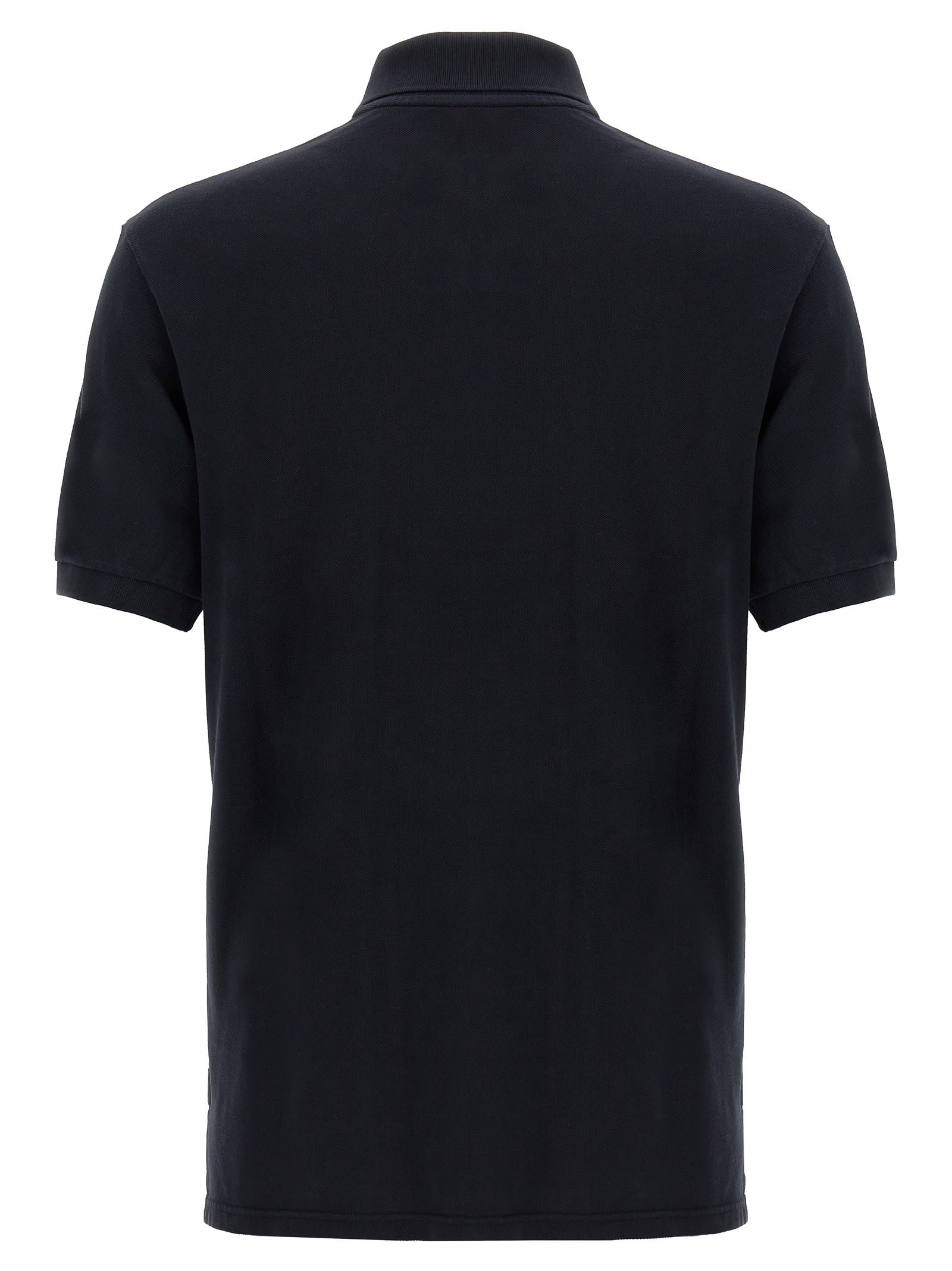 Isabel Marant Afko Logo Embroidered Polo Shirt In Blue