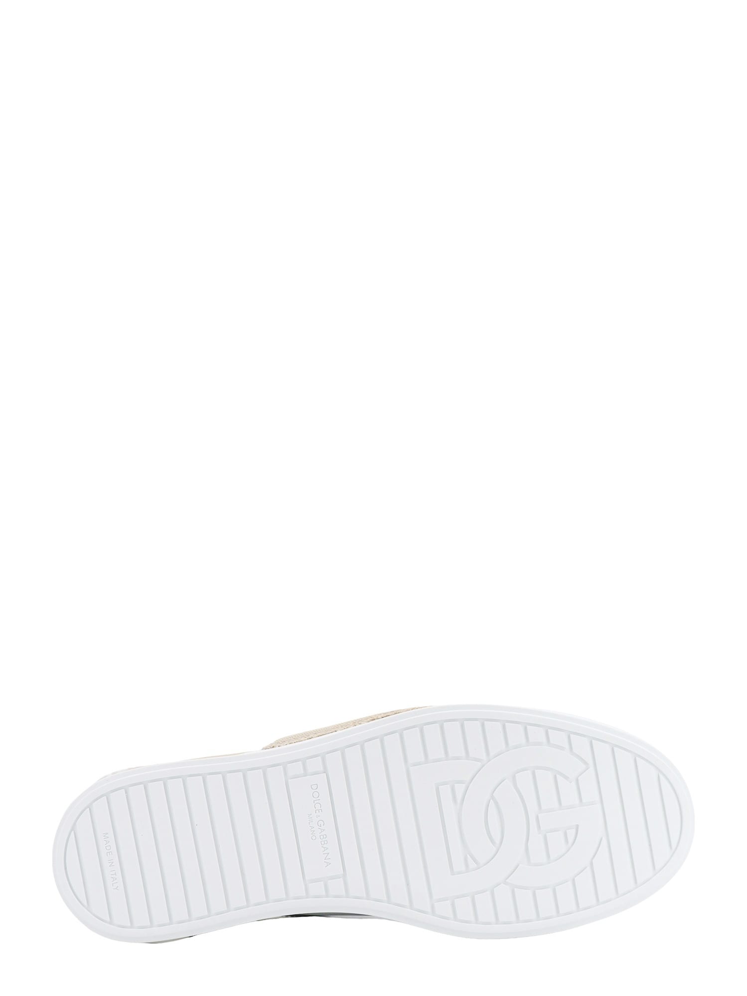 Shop Dolce & Gabbana Portofino Sneakers In White/neutrals
