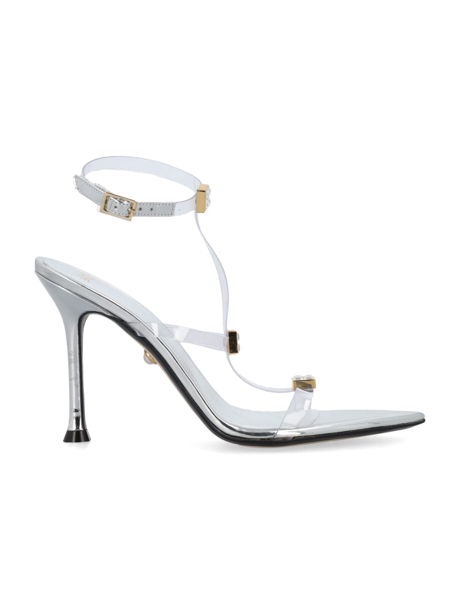 Addy 095 Nail Vegas Silver Sandals