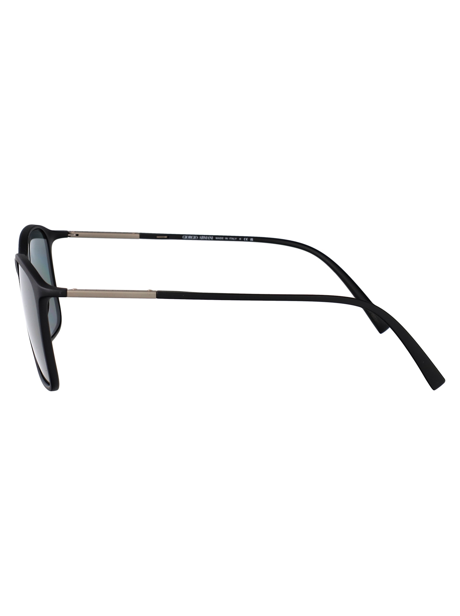 Giorgio Armani Nero Opaco Injected Sunglasses In Blue