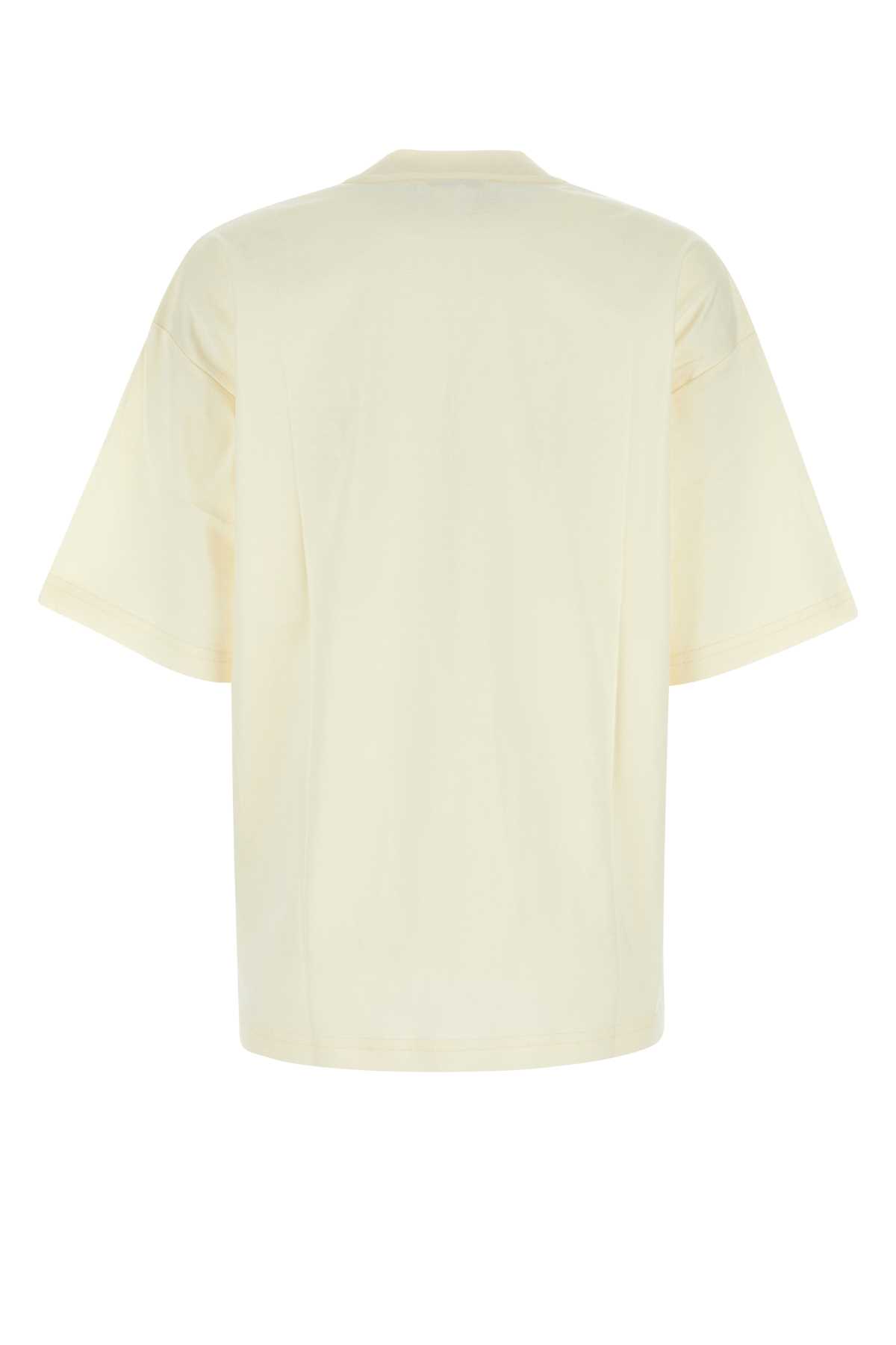 Lanvin Cream Cotton T-shirt