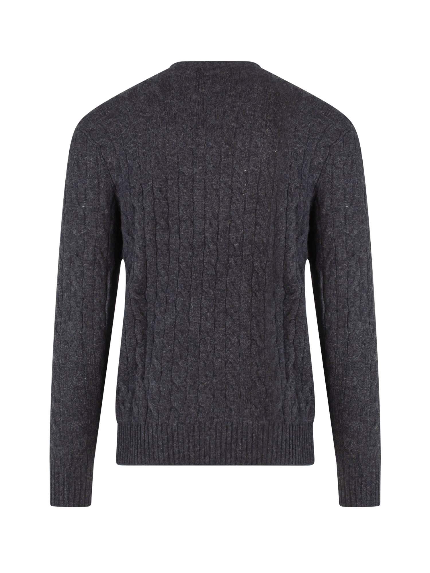 Shop Polo Ralph Lauren Sweater In Dark Granite Hthr