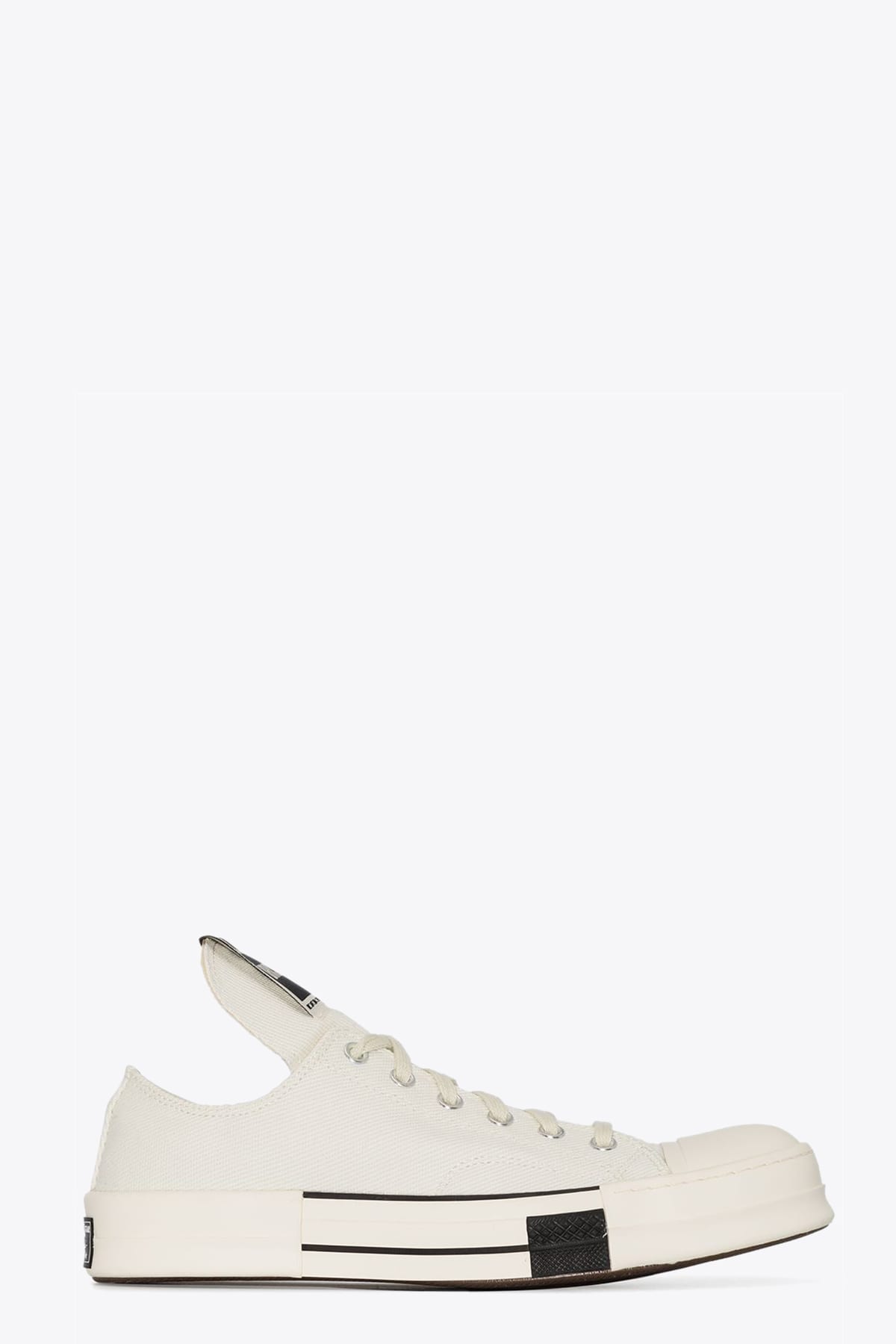 DRKSHDW Drkstar Ox 39727-ctd68u Low top off-white canvas sneaker in collaboration with Converse - Drkstr OX