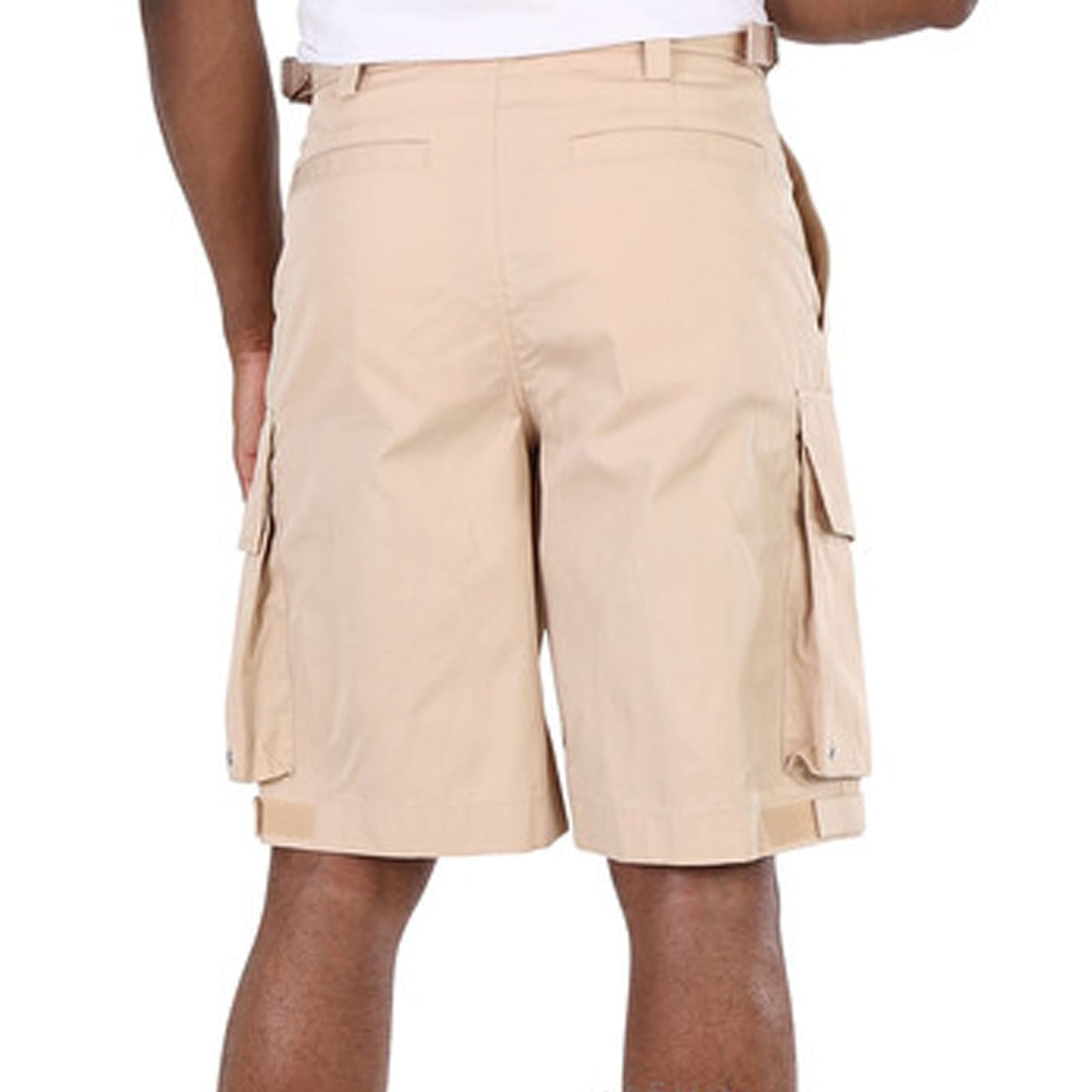 Shop Burberry Cotton Bermuda Shorts In Beige