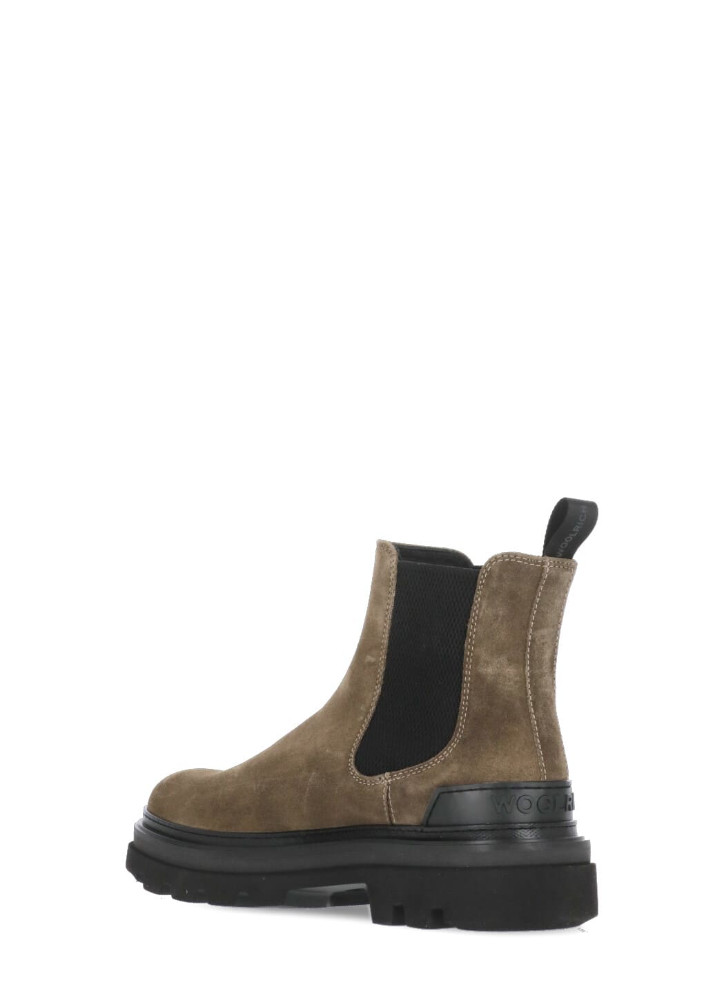 Shop Woolrich Leather Chelsea Boots In Brown