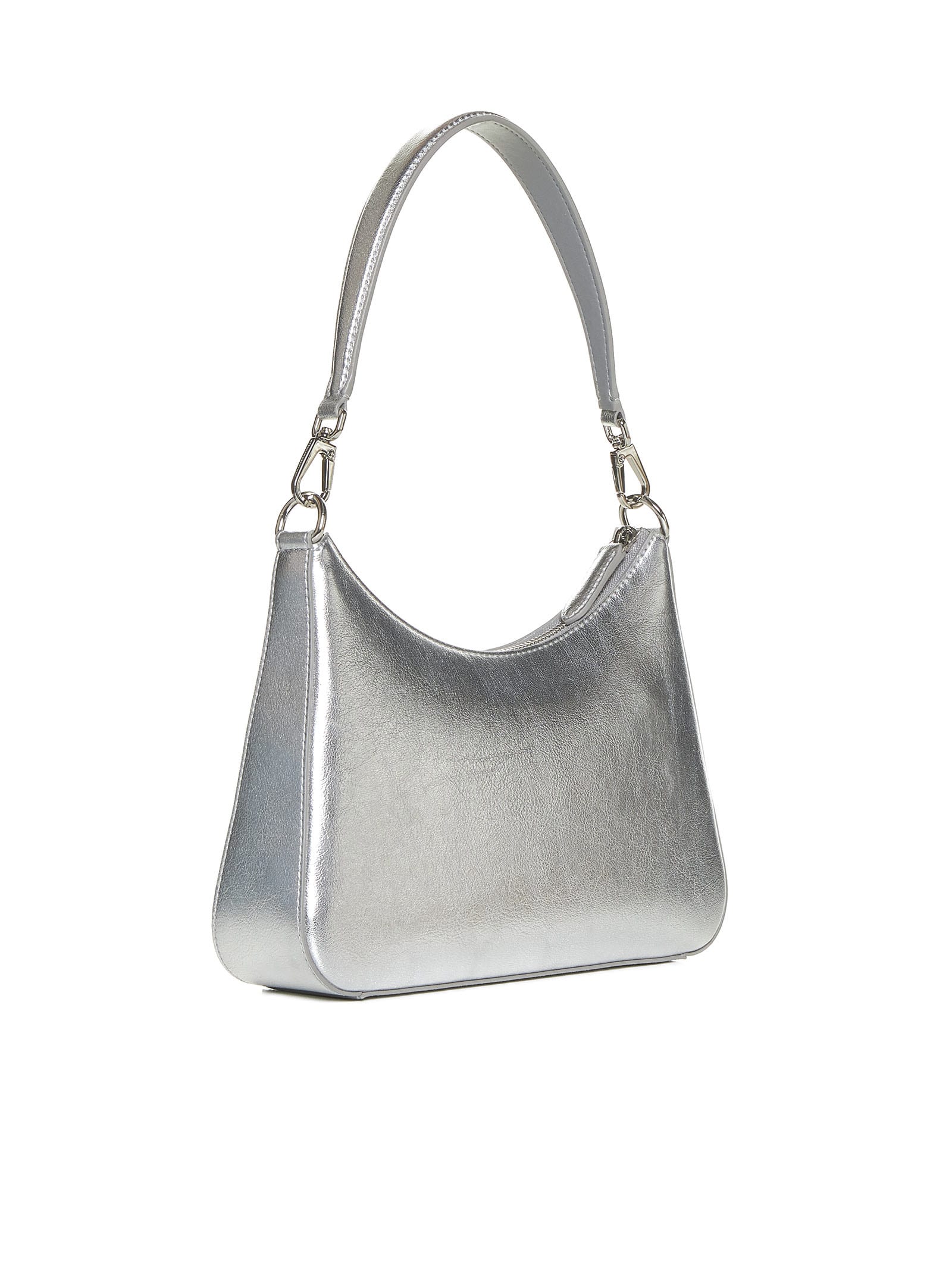 Shop Stella Mccartney Shoulder Bag In Silver