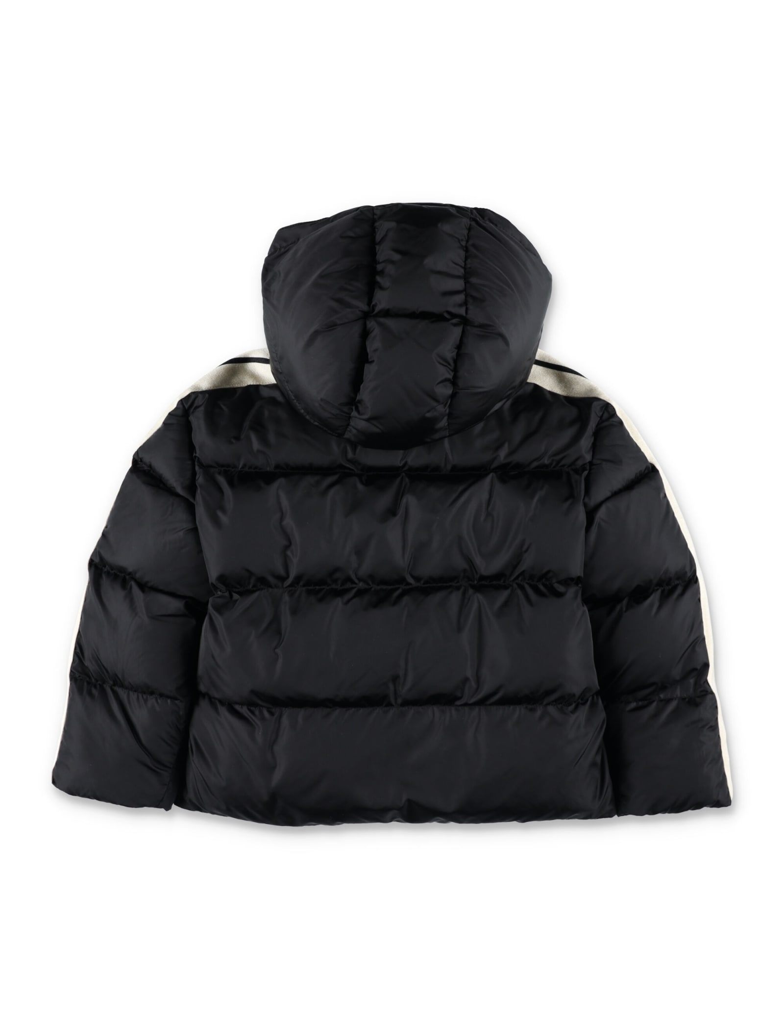 Shop Palm Angels Kid - Downjacket In Black