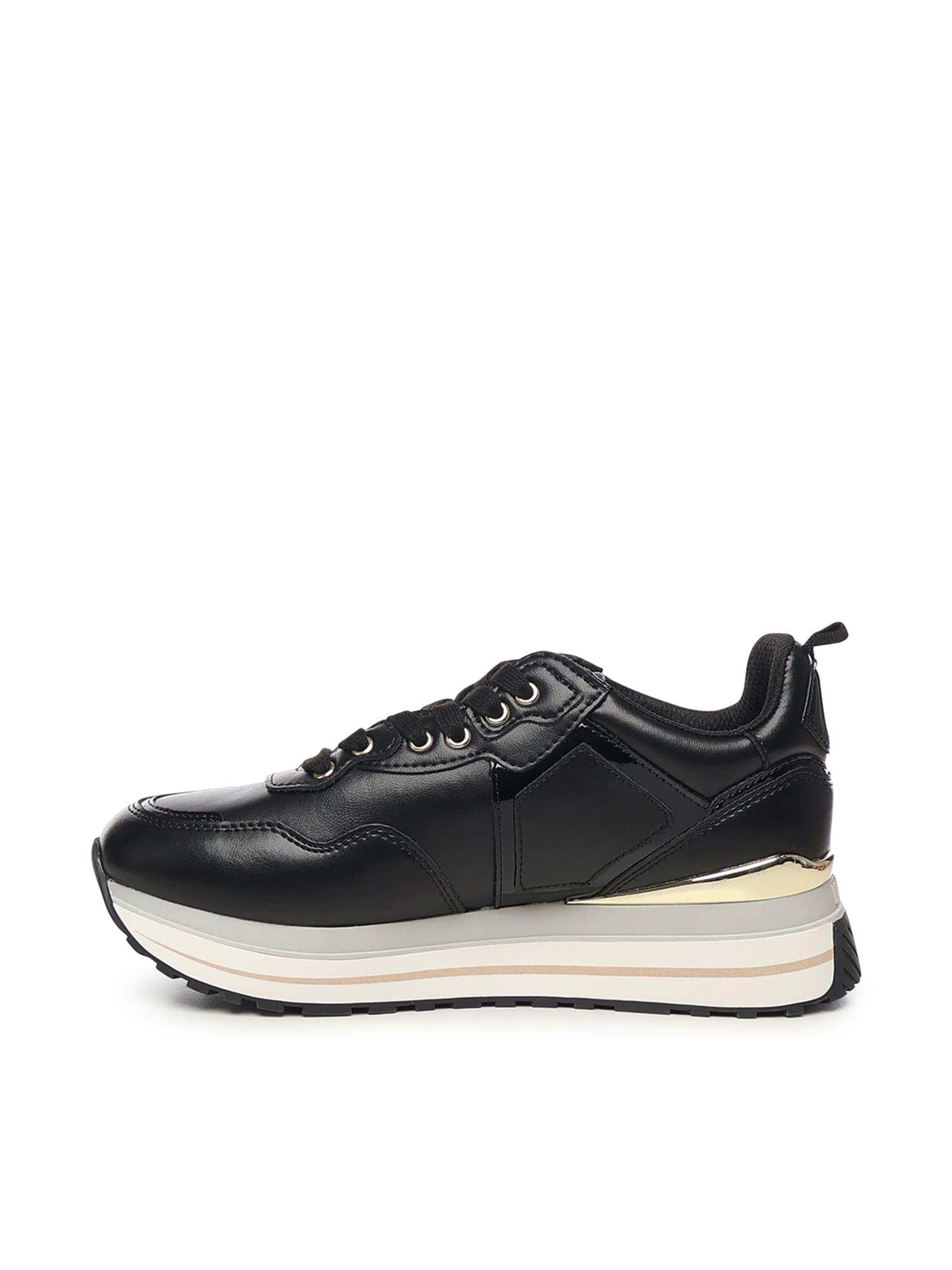 Liu •jo Maxi Wonder Logo-plaque Sneakers In Multi