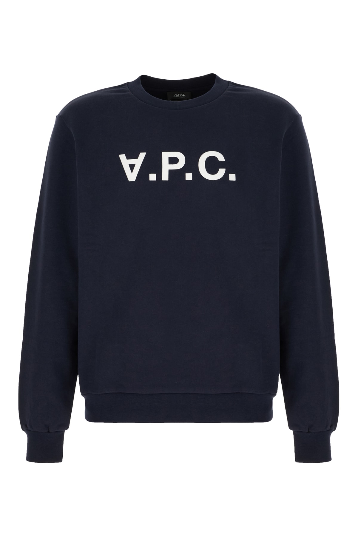 A. P.C. Midnight Blue Cotton Sweatshirt