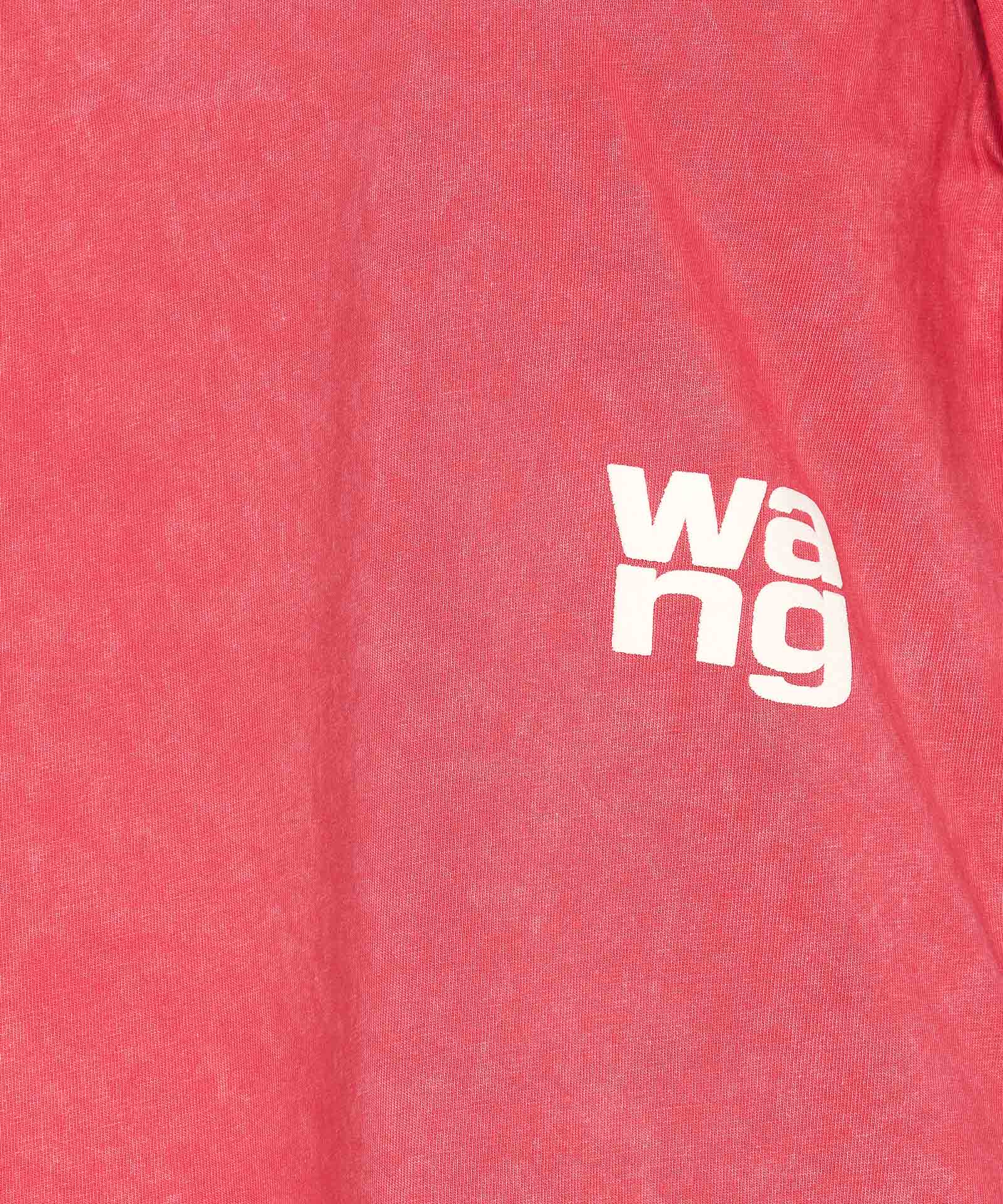 Shop Alexander Wang Logo Print T-shirt In Pink