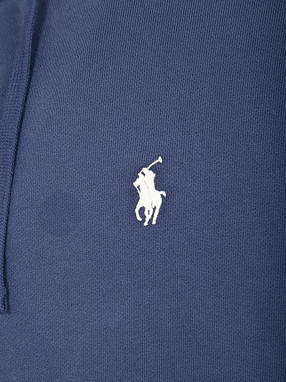 Shop Polo Ralph Lauren Full Zipped Hoodie In Cruise Navy