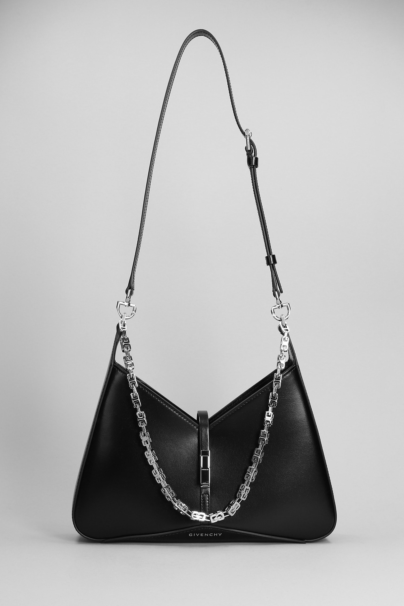 Shop Givenchy Shoulder Bag In Black Leather