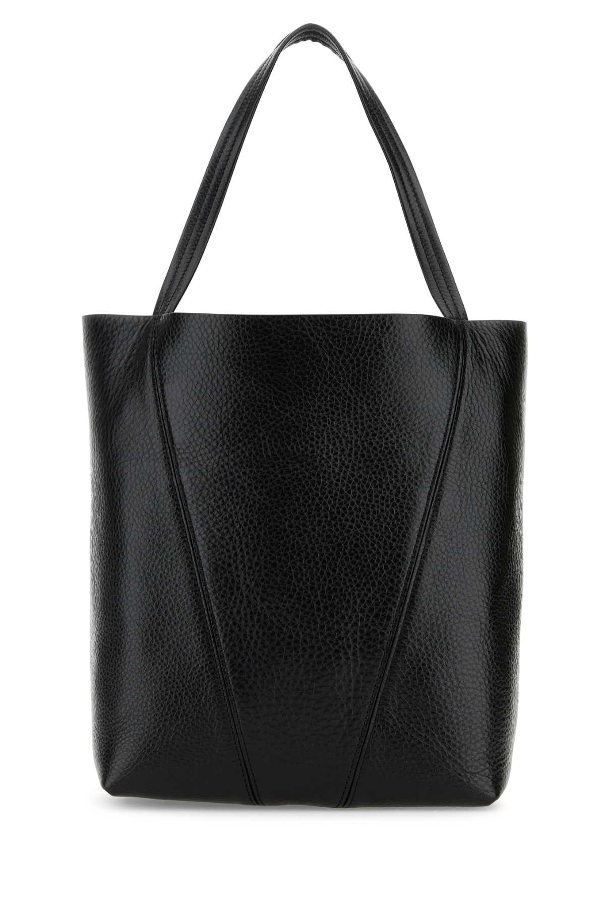 Chloé Small Spin Tote In Grained Leather Bags In Black