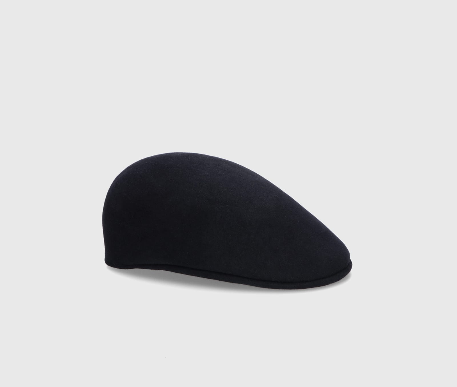 Shop Borsalino Felt Golf Cap In Blueberry