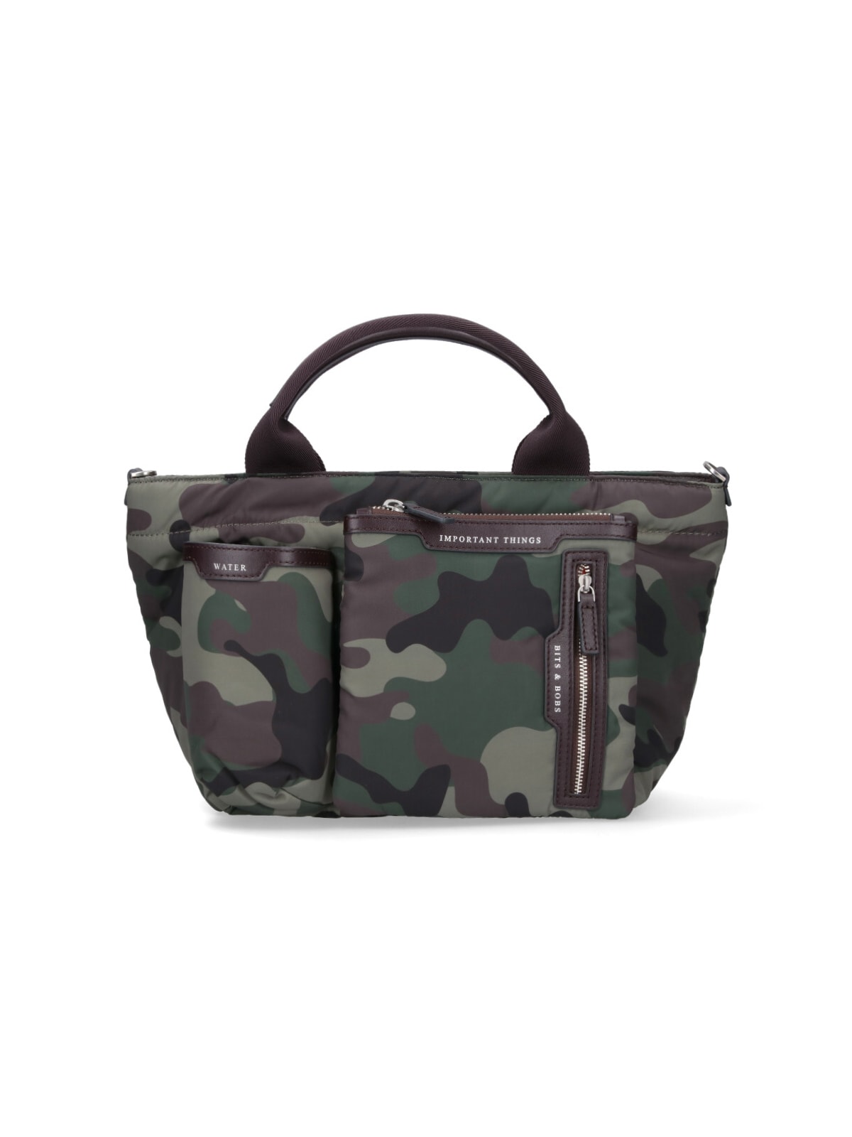 Anya Hindmarch Multi Pocket Camouflage Tote Bag In Green