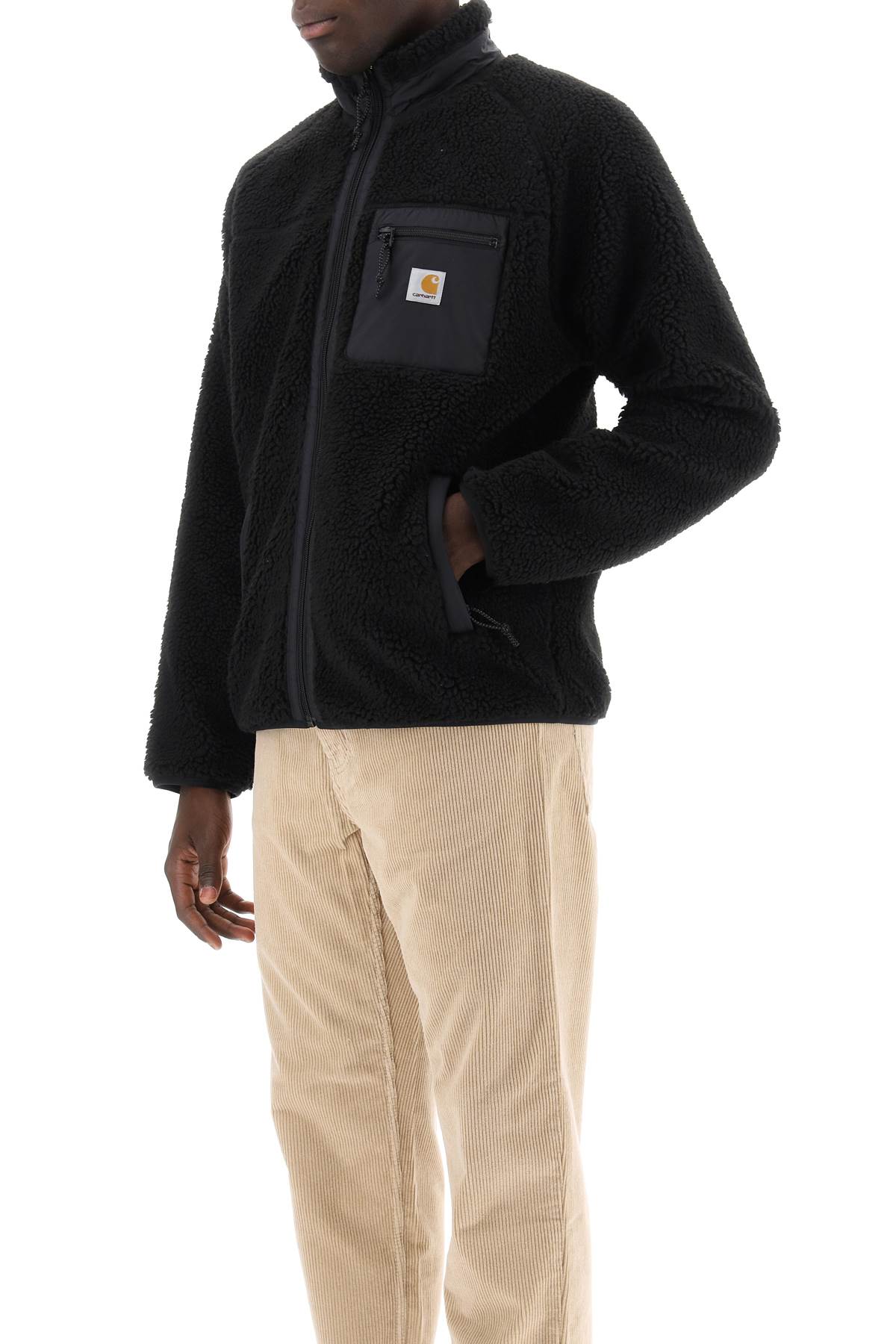 Shop Carhartt Prentis Liner Sherpa-fleece Jacket In Black