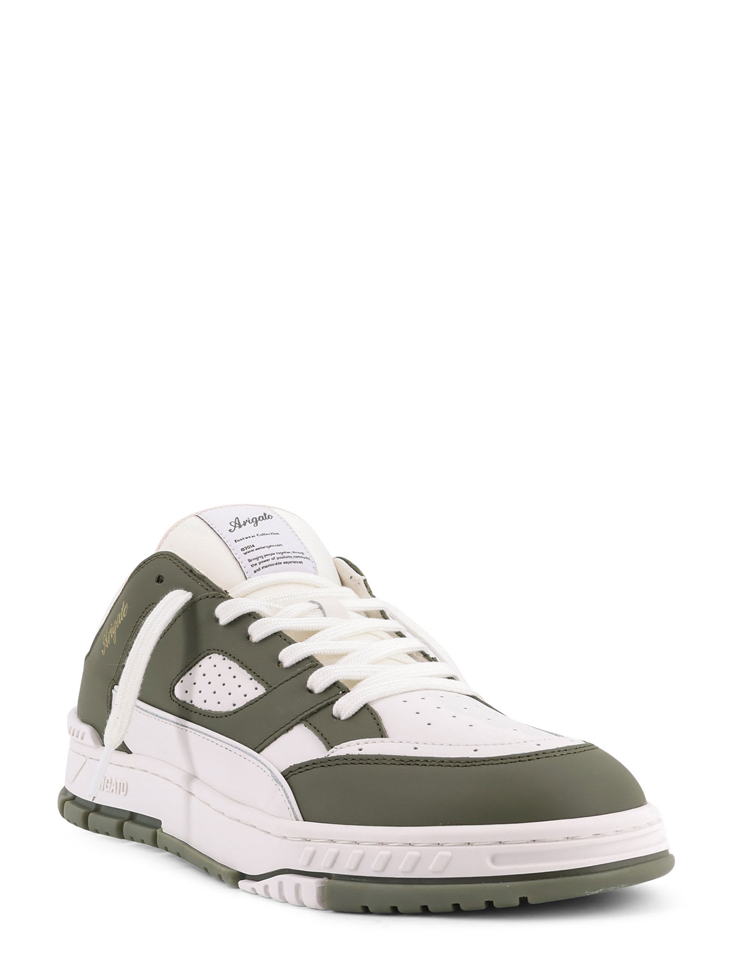 Axel Arigato Area Lo Low-top Leather Sneakers In Green