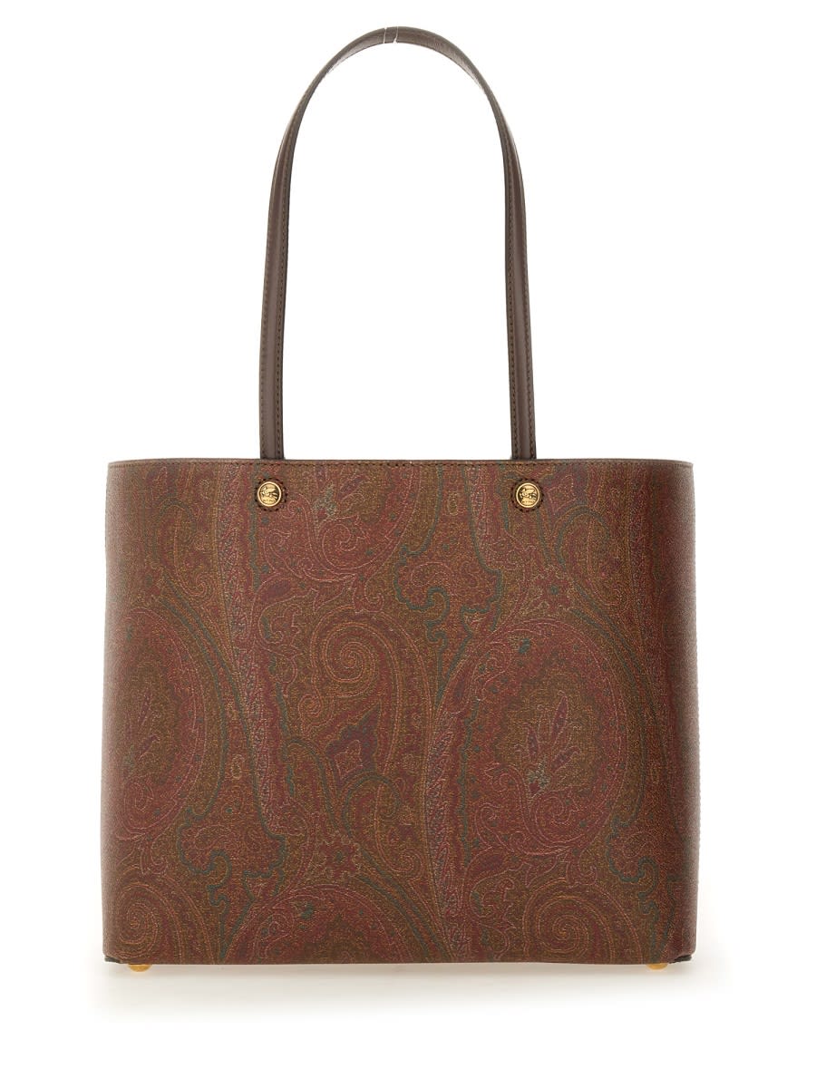 Shop Etro Paisley Bag. In Brown