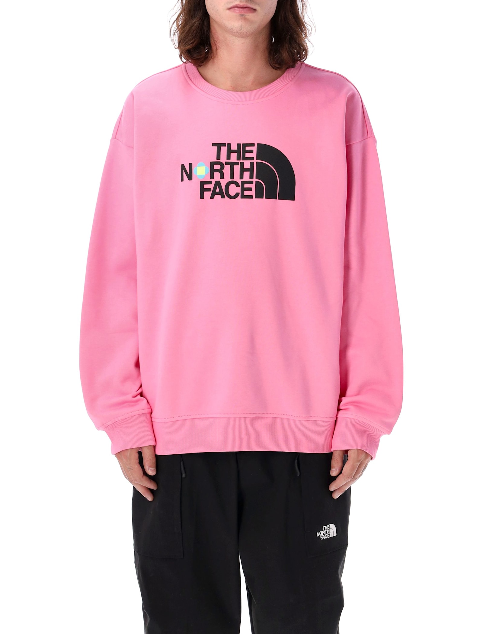 Shop The North Face Yinka Ilori Sweatshirt In Gamma Pink