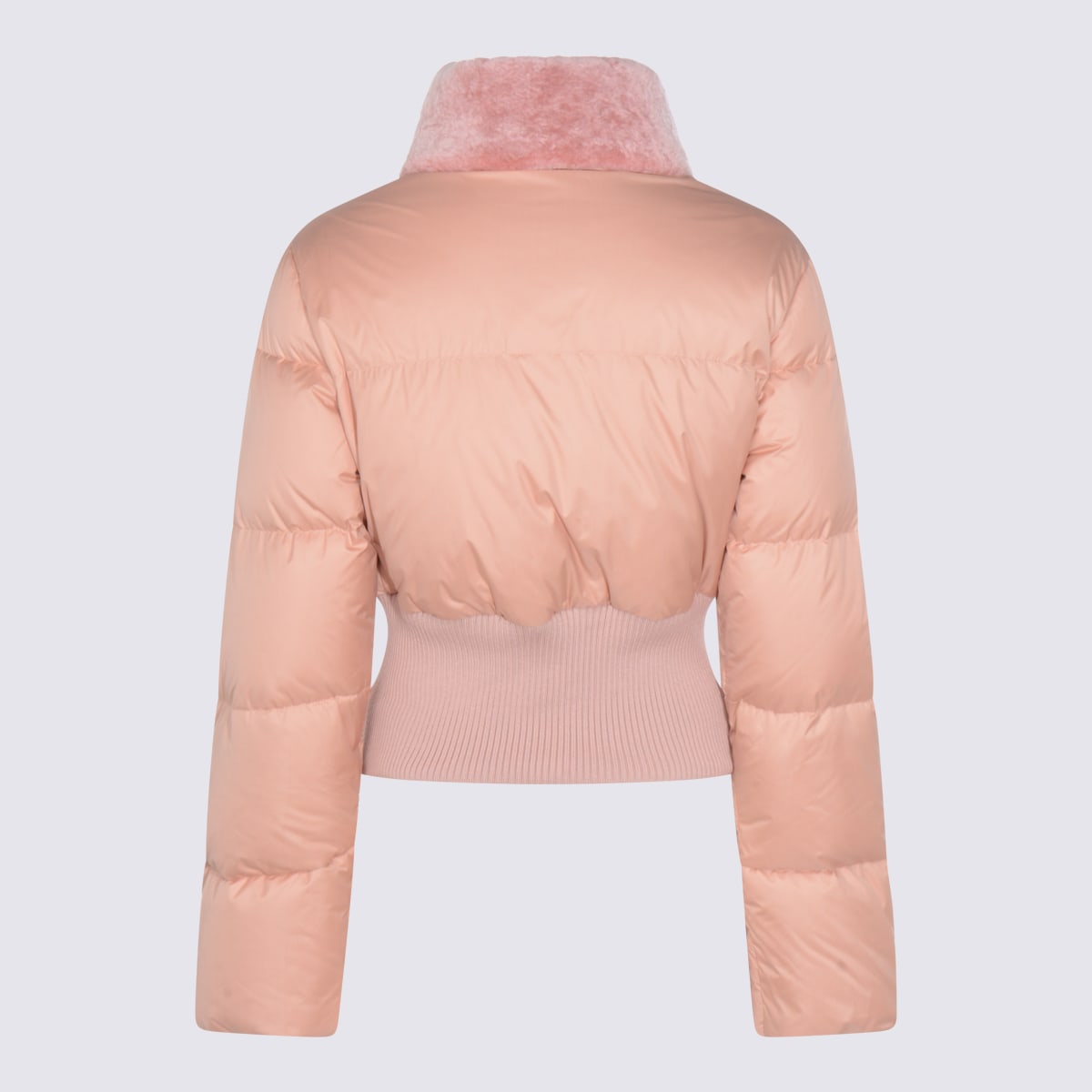 Fendi Pink Down Jacket In Pink