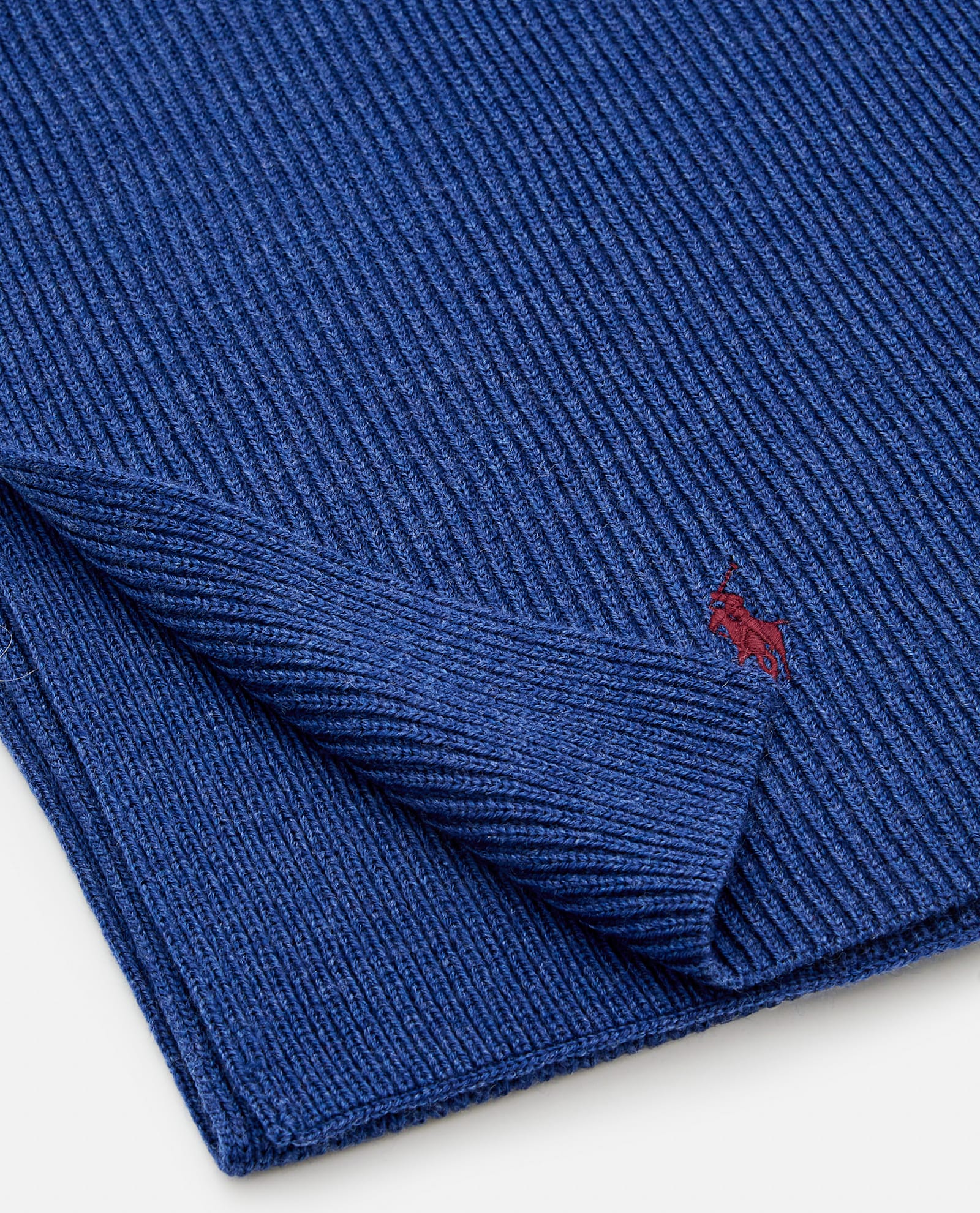 Shop Polo Ralph Lauren Scarf In Clear Blue