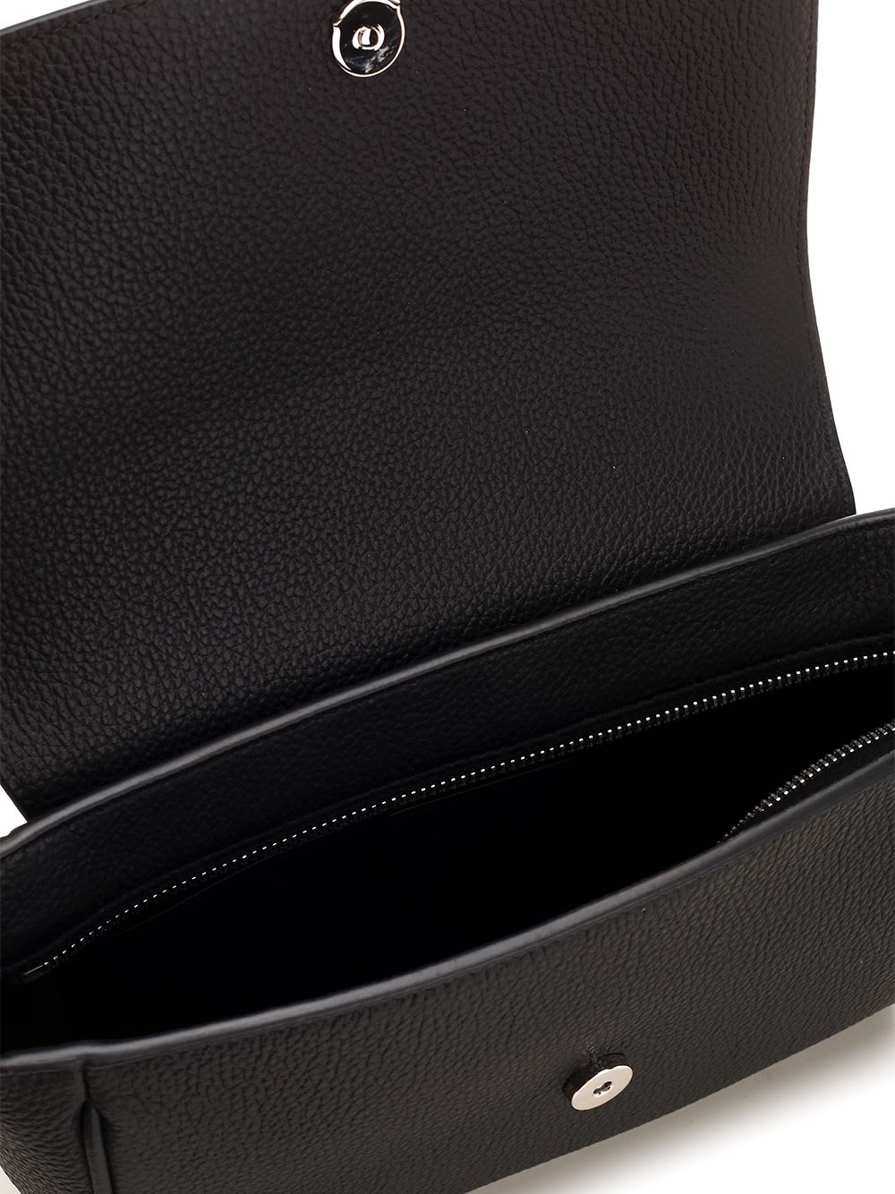 Ferragamo Leather Bum Bag In Black