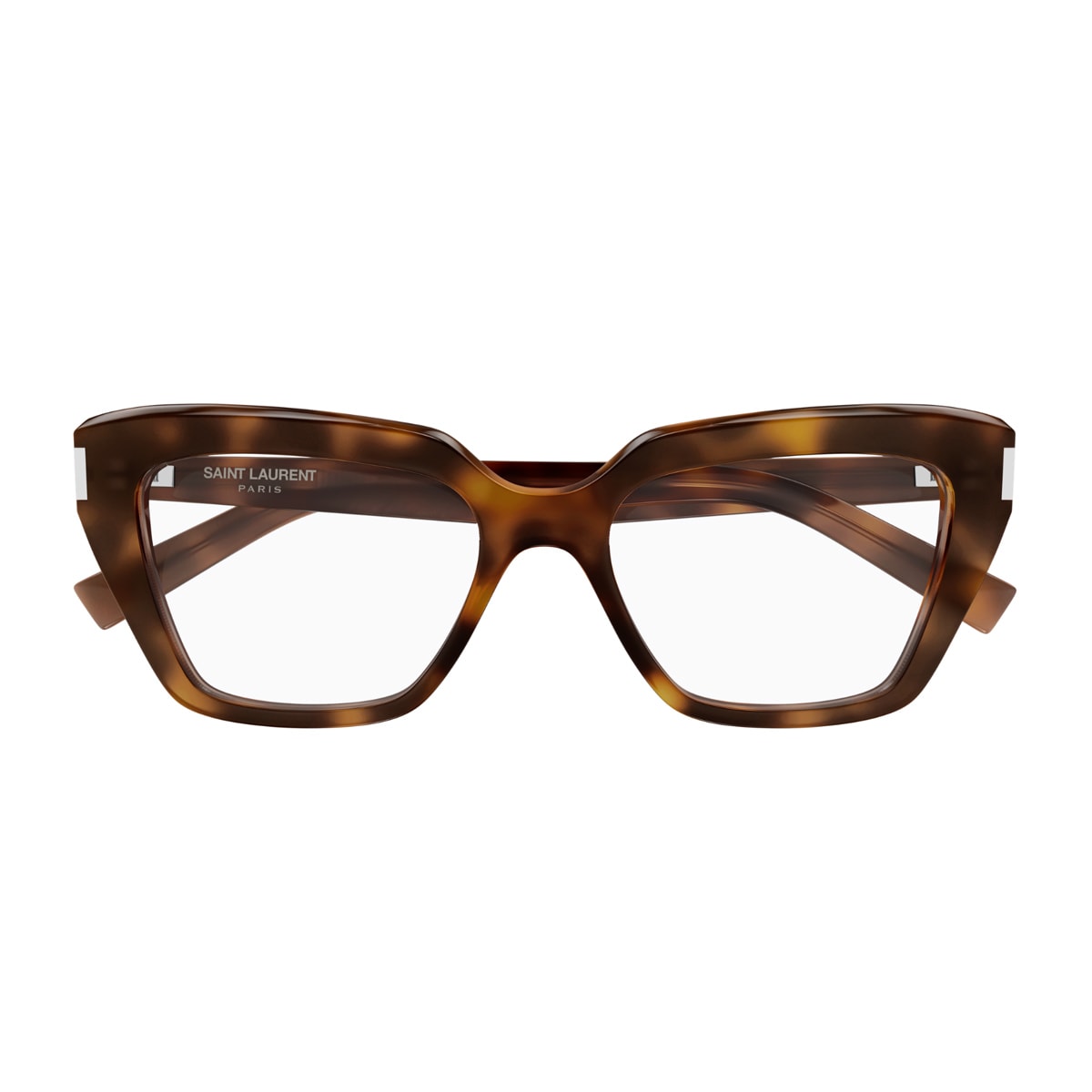 Saint Laurent Sl 829 Linea Corner Angle 003 Light Havana Glasses In Brown