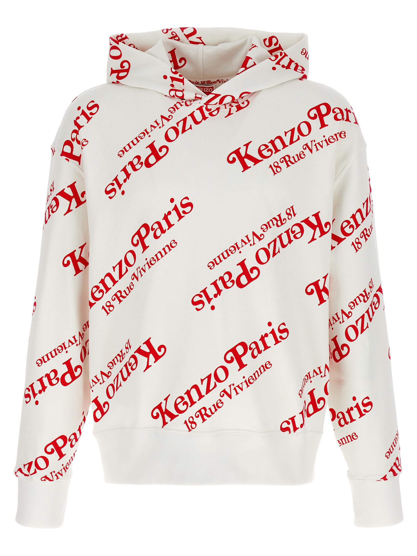 Shop Kenzo By Verdy Hoodie In White/red